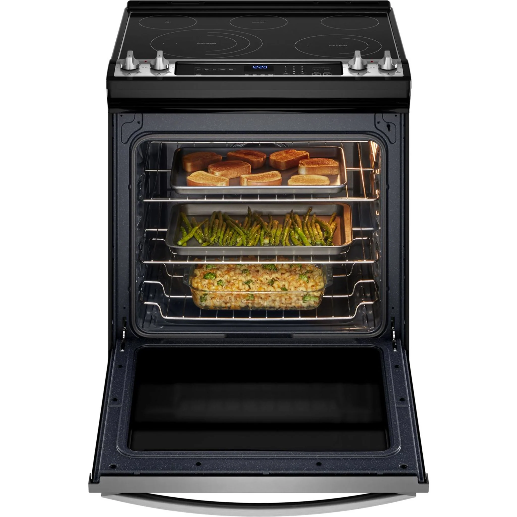Whirlpool 6.4 cu.. ft.  Electric 7-in-1 Air Fry Oven (YWEE745H0LZ) - Image 27