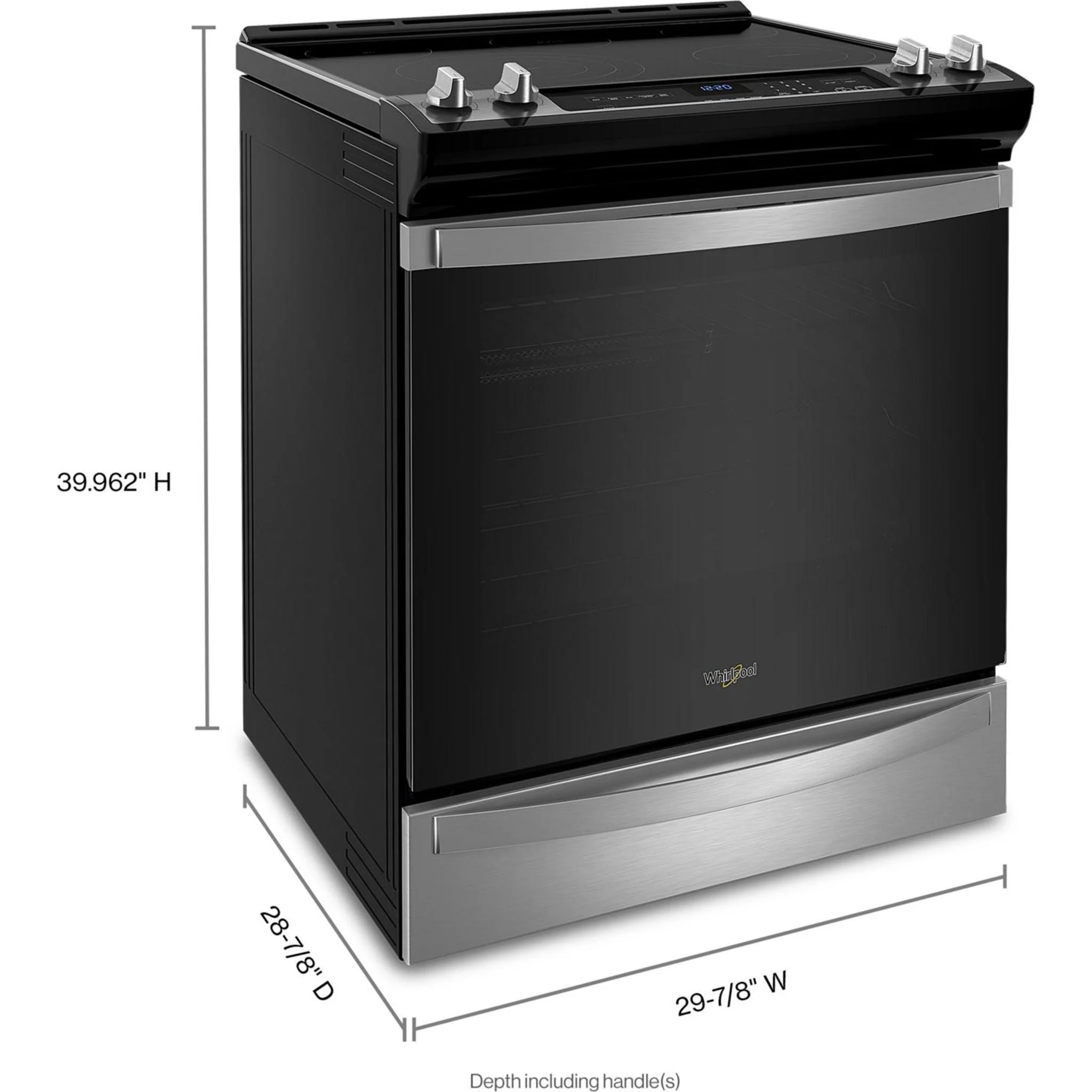 Whirlpool 6.4 cu.. ft.  Electric 7-in-1 Air Fry Oven (YWEE745H0LZ) - Image 39