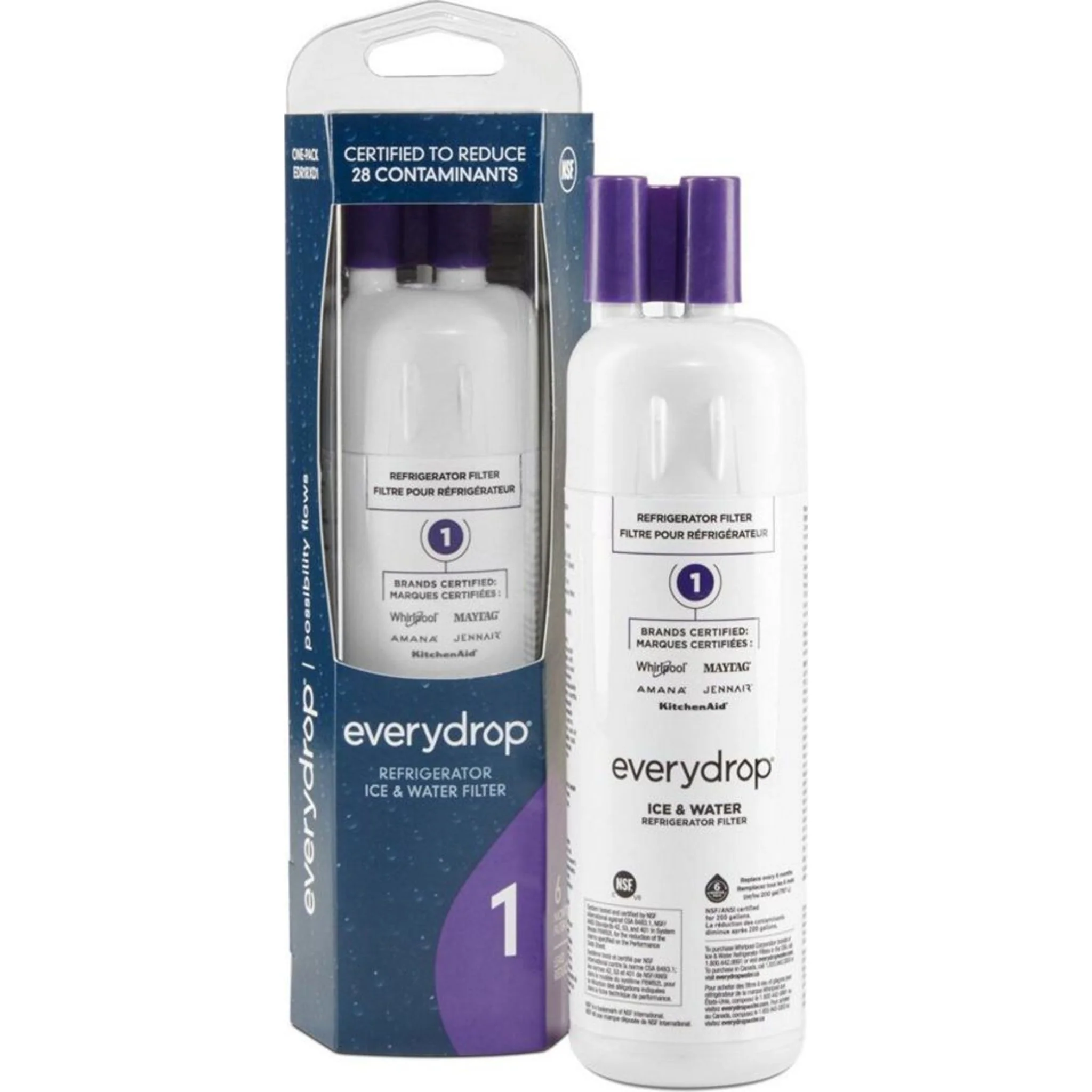 Whirlpool everydrop Ice & Water Refrigerator Filter 1 - EDR1RXD1B -White (EDR1RXD1B) - Image 10