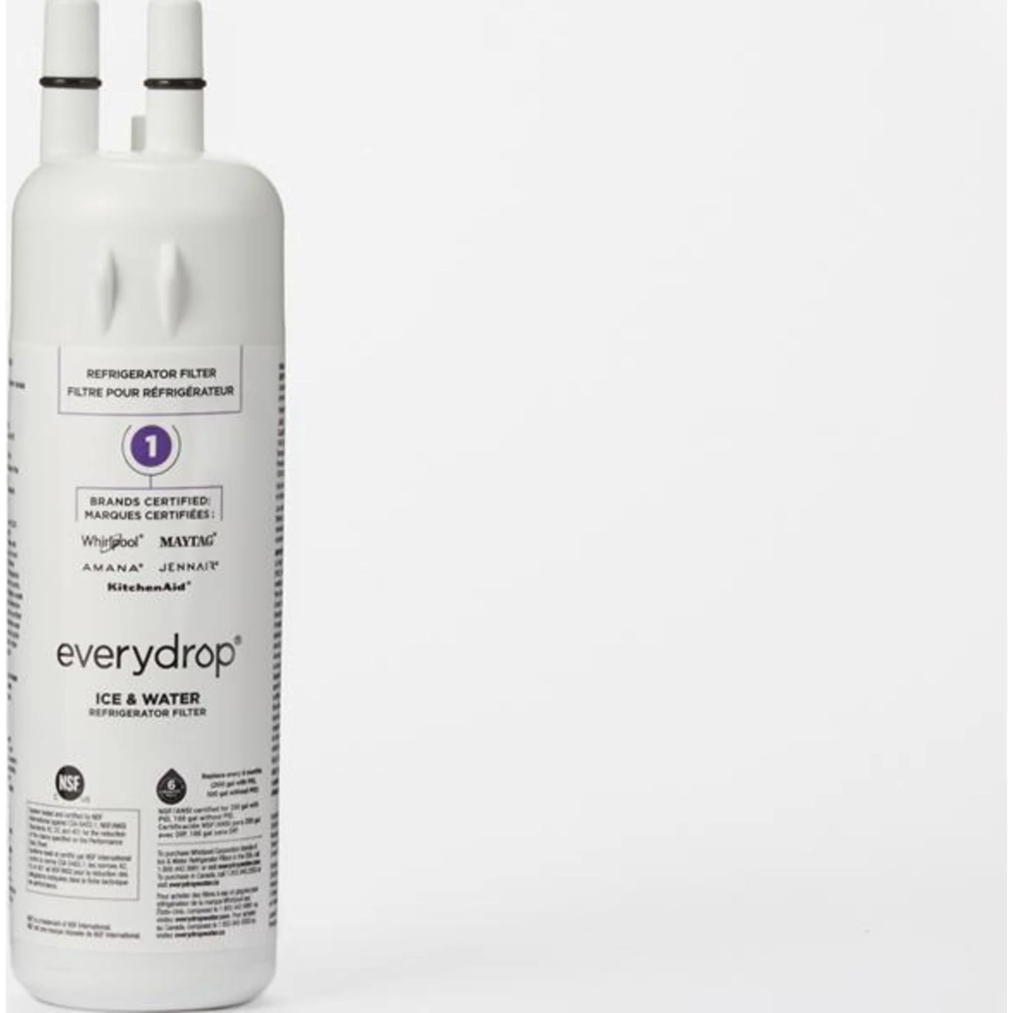 Whirlpool everydrop Ice & Water Refrigerator Filter 1 - EDR1RXD1B -White (EDR1RXD1B) - Image 9