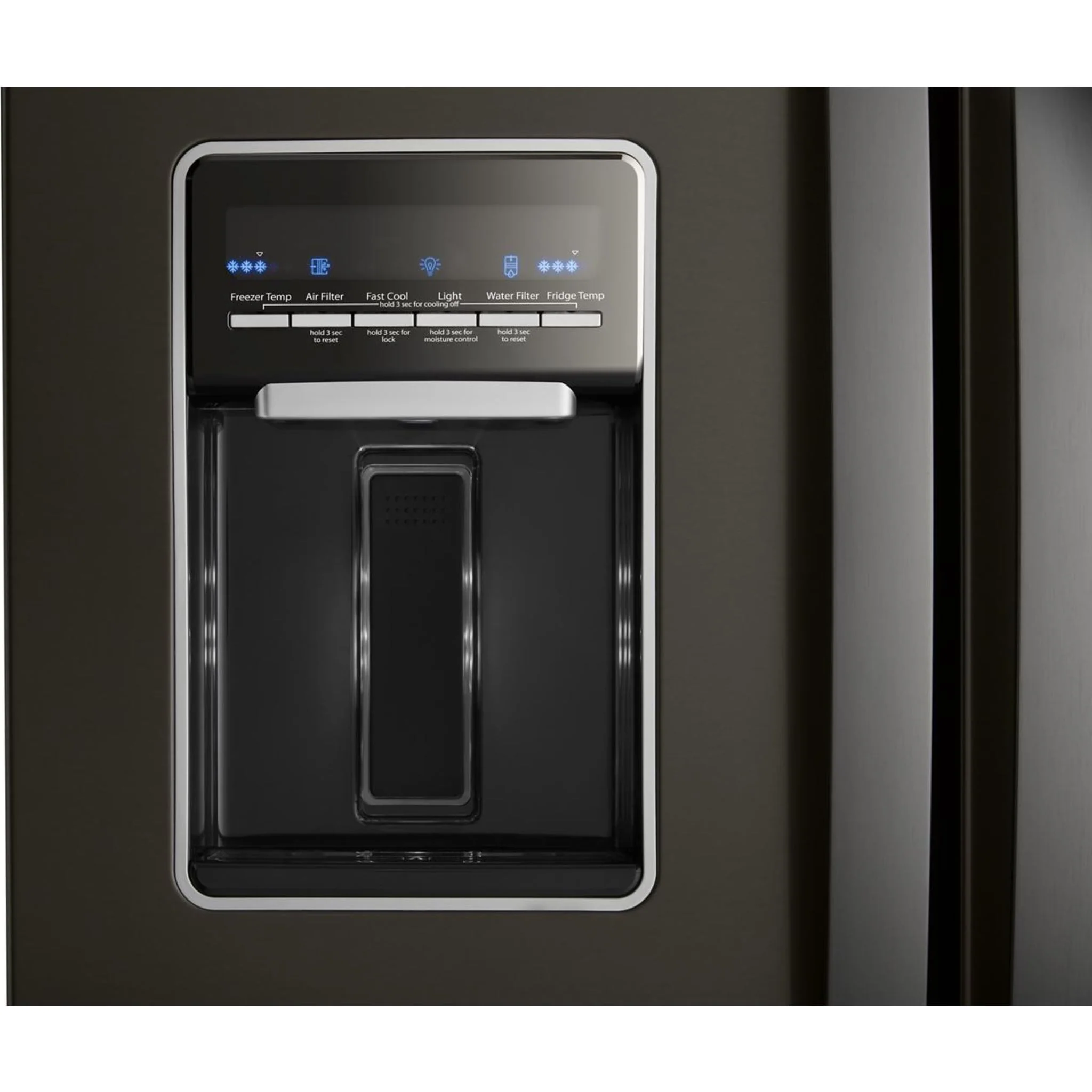 Whirlpool 30-inch Wide French Door Refrigerator - 20 cu. ft. -Black Stainless (WRF560SEHV) - Image 9