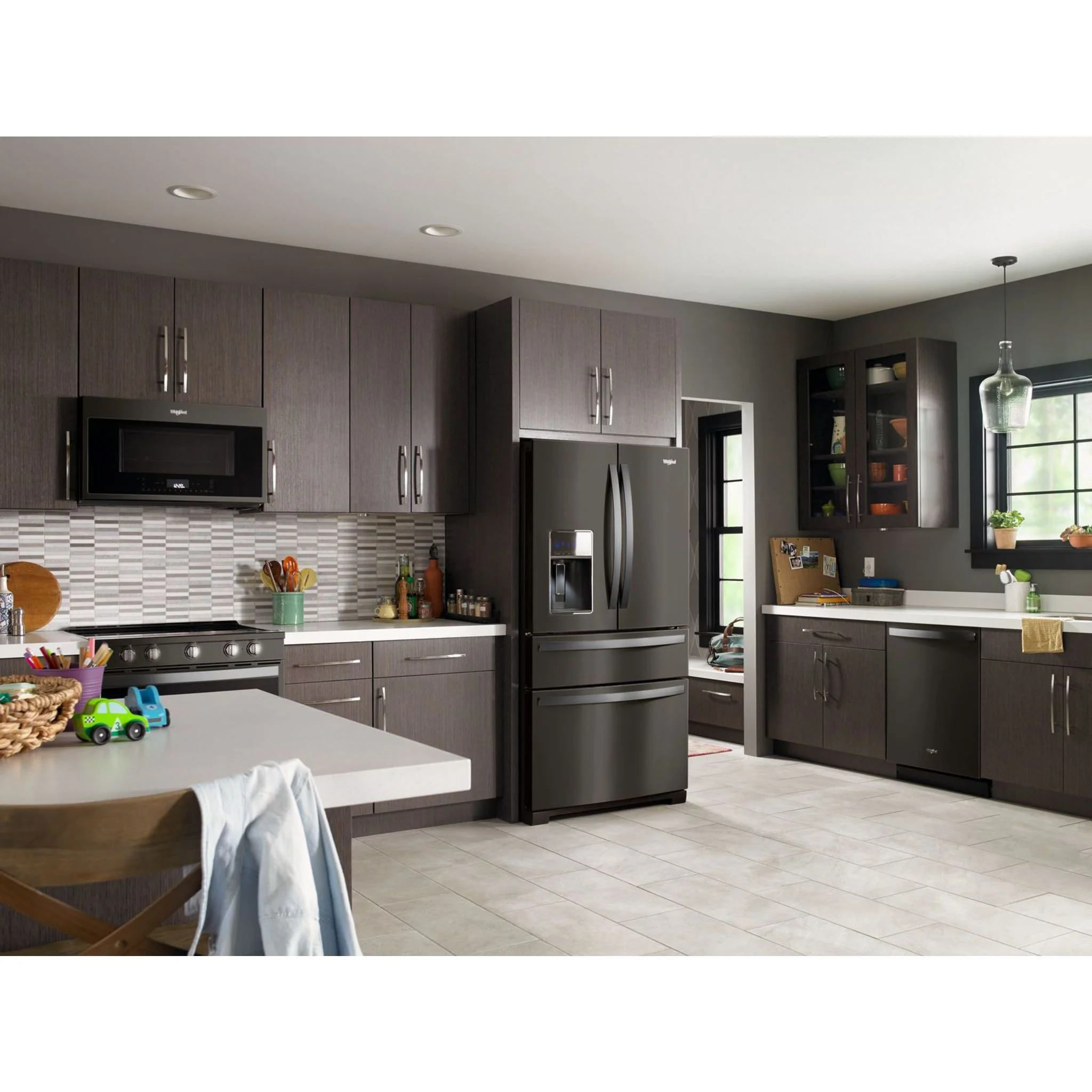 Whirlpool 36" Wide 4-Door Refrigerator with Exterior Drawer - 26 cu. ft. (WRX986SIHV) - Image 11