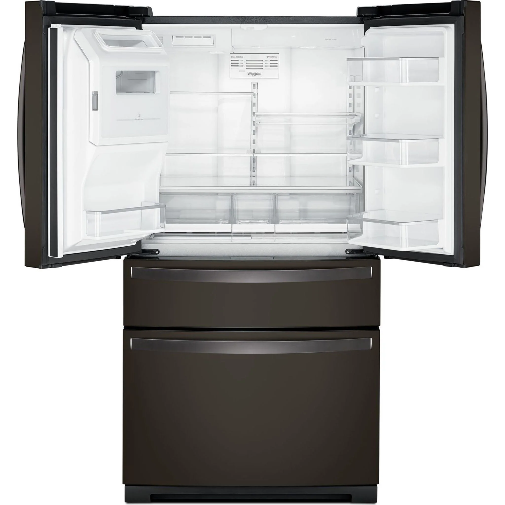 Whirlpool 36" Wide 4-Door Refrigerator with Exterior Drawer - 26 cu. ft. (WRX986SIHV) - Image 14
