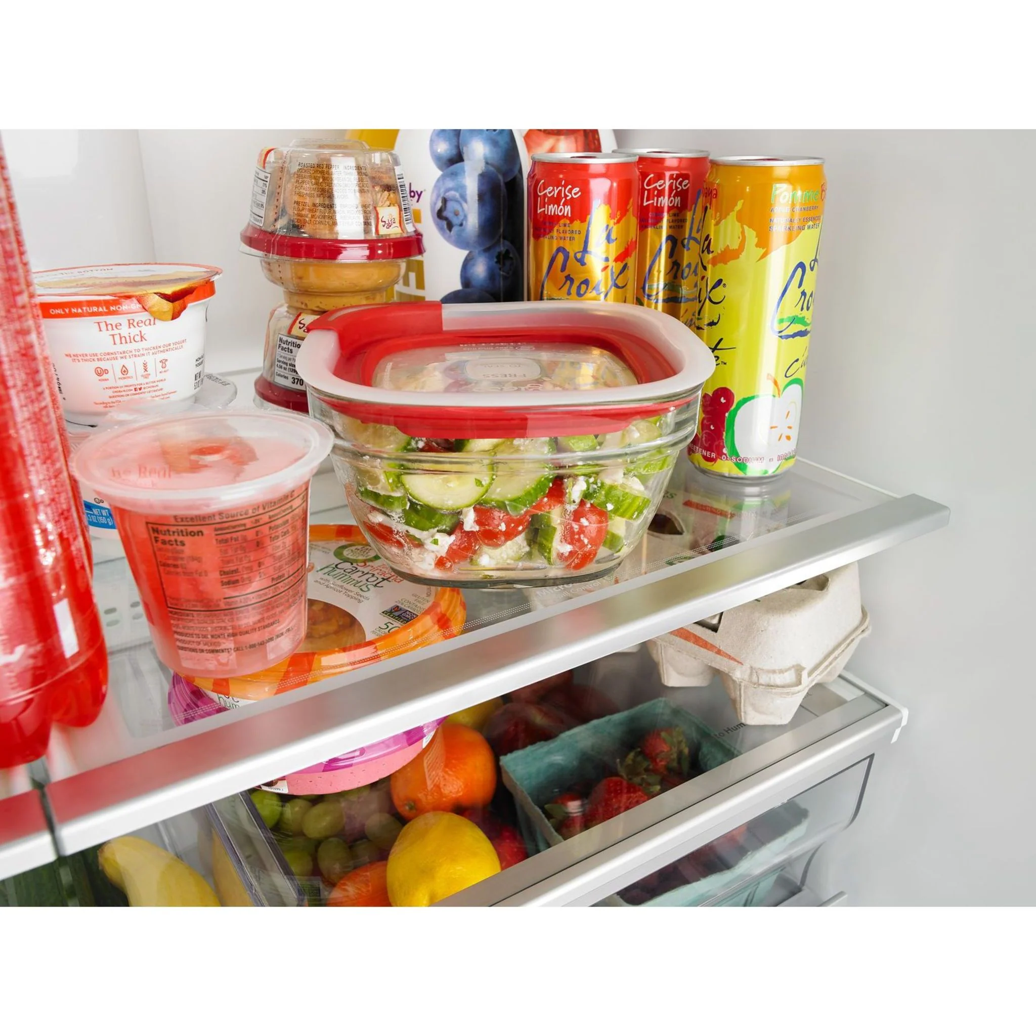 Whirlpool 36" Wide 4-Door Refrigerator with Exterior Drawer - 26 cu. ft. (WRX986SIHV) - Image 17