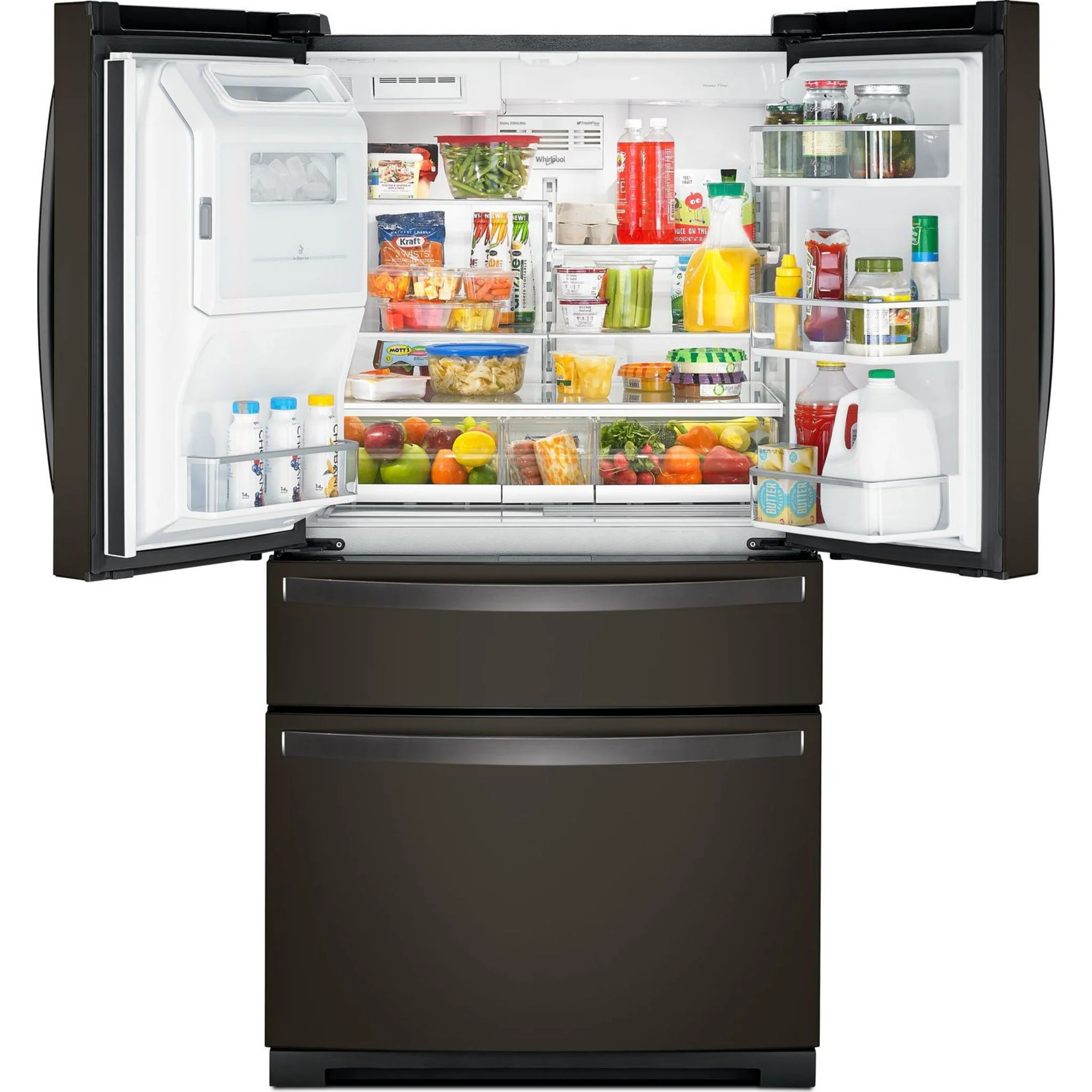 Whirlpool 36" Wide 4-Door Refrigerator with Exterior Drawer - 26 cu. ft. (WRX986SIHV) - Image 22