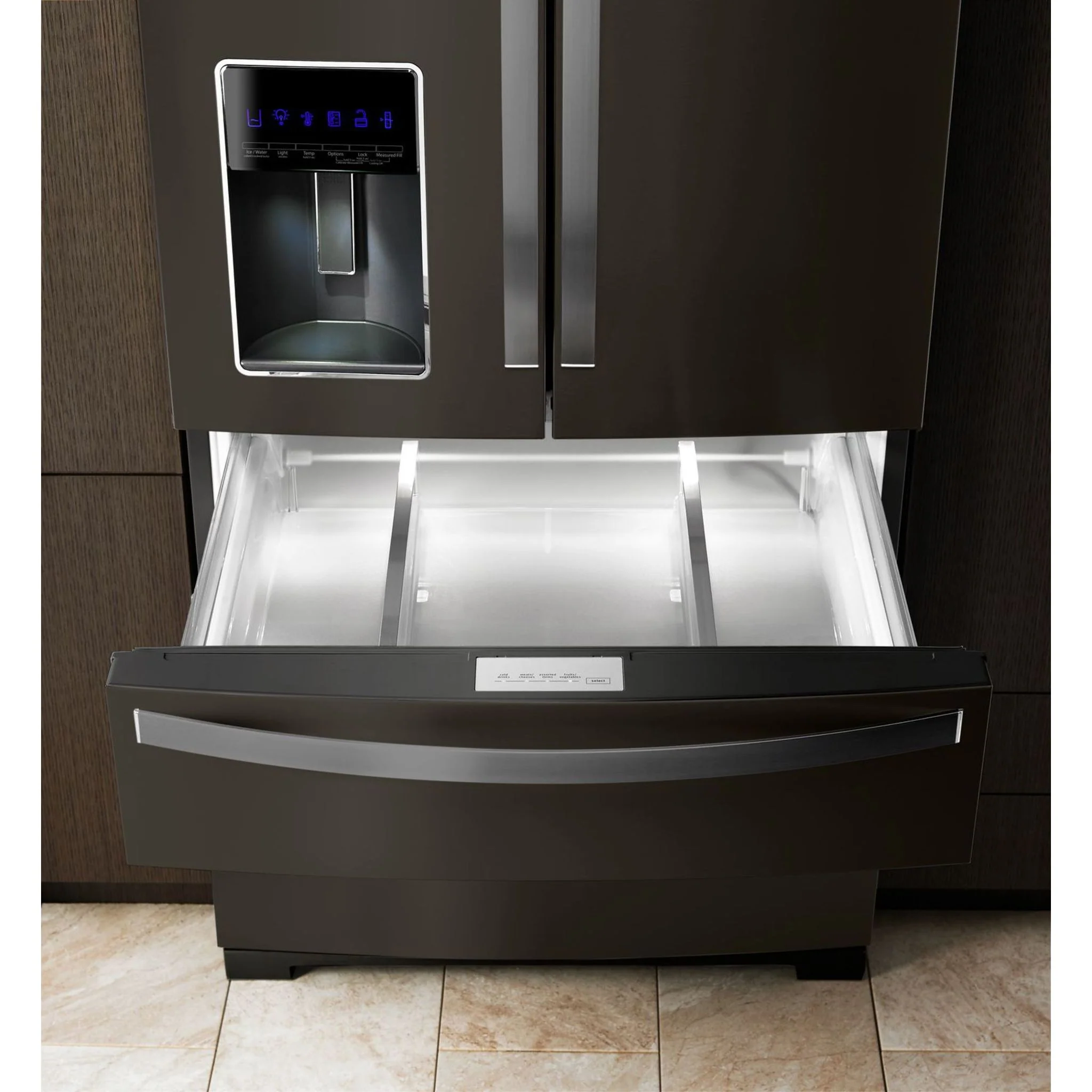 Whirlpool 36" Wide 4-Door Refrigerator with Exterior Drawer - 26 cu. ft. (WRX986SIHV) - Image 25