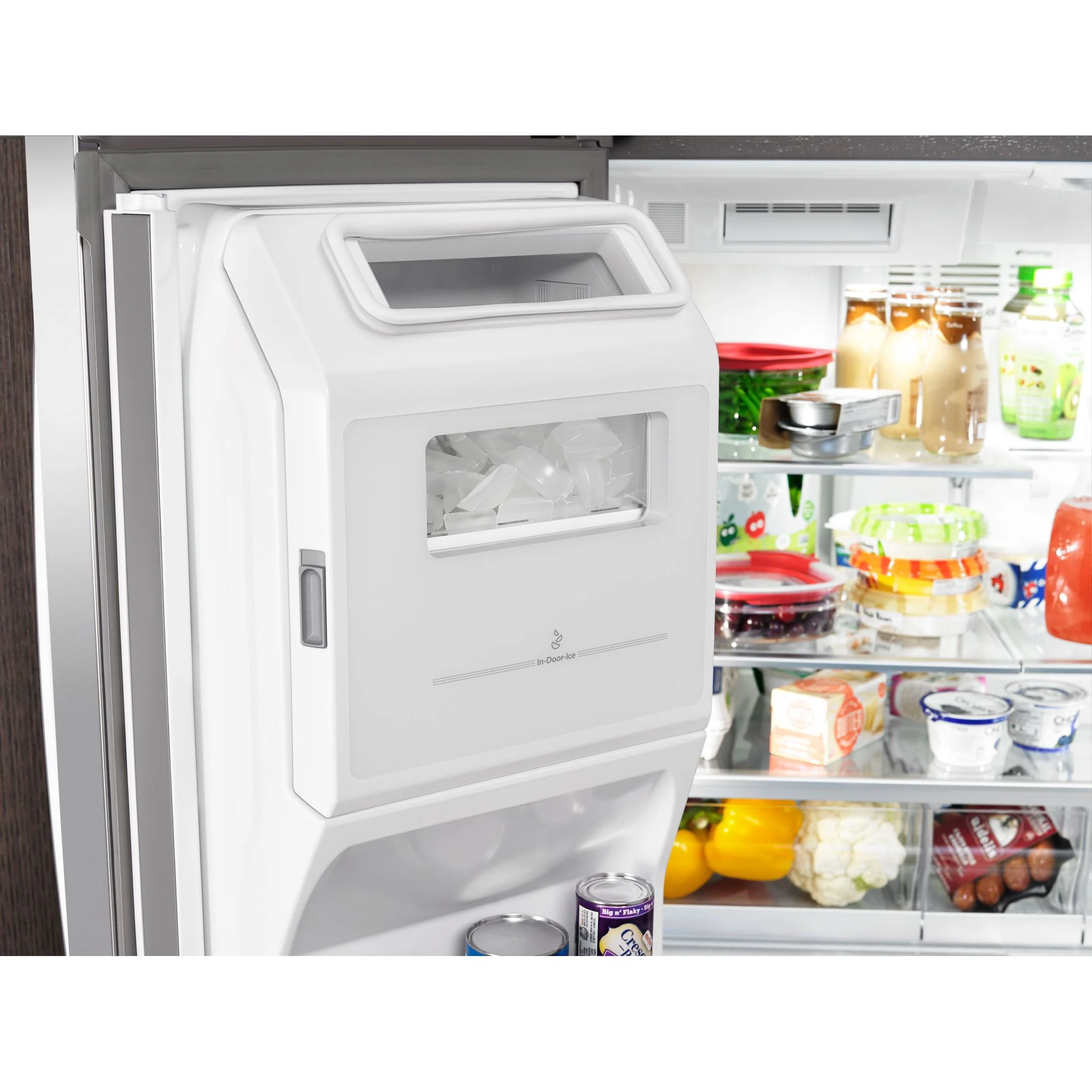 Whirlpool 36" Wide 4-Door Refrigerator with Exterior Drawer - 26 cu. ft. (WRX986SIHV) - Image 3