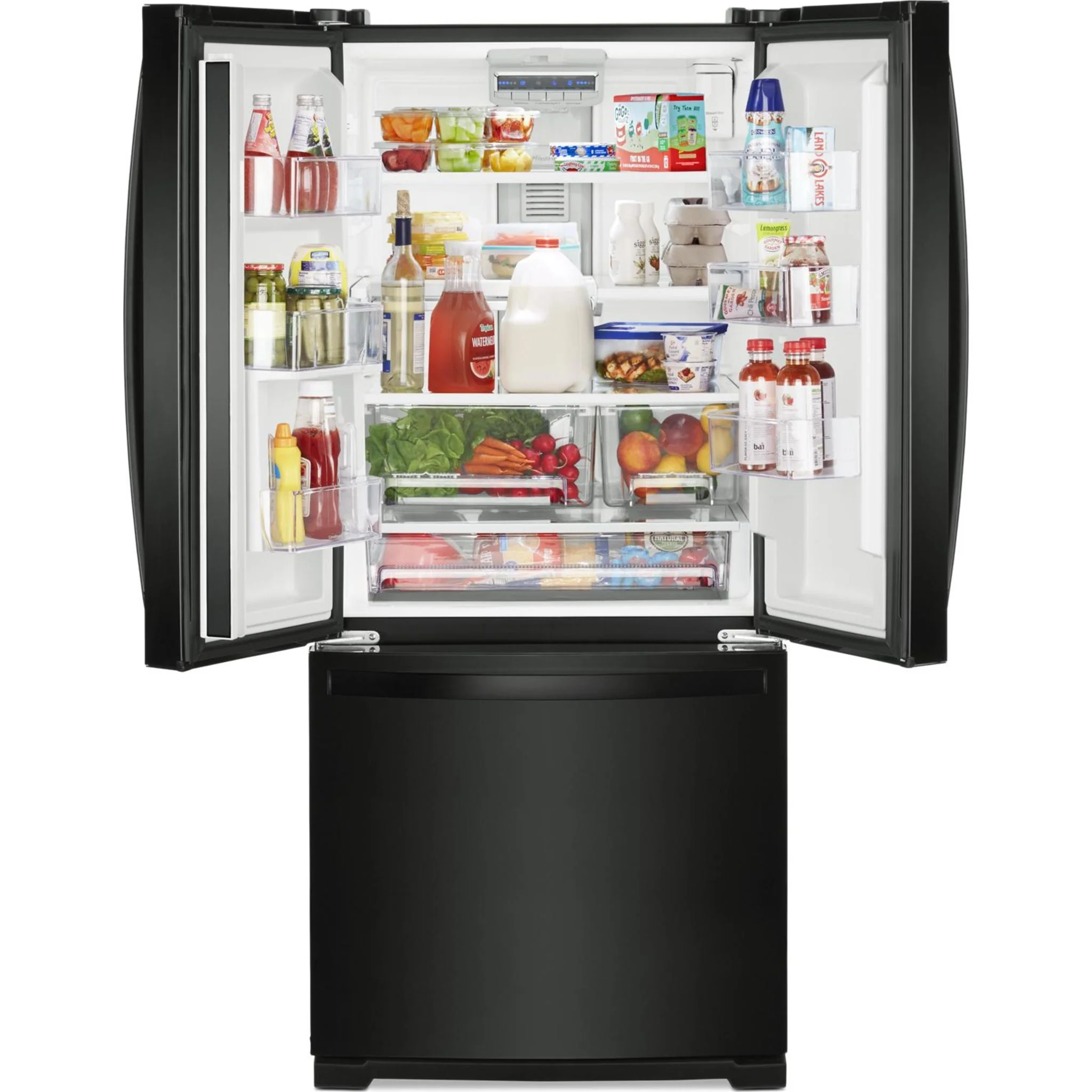 Whirlpool 30-inch Wide French Door Refrigerator - 20 cu. ft. -Black (WRF560SMHB) - Image 20