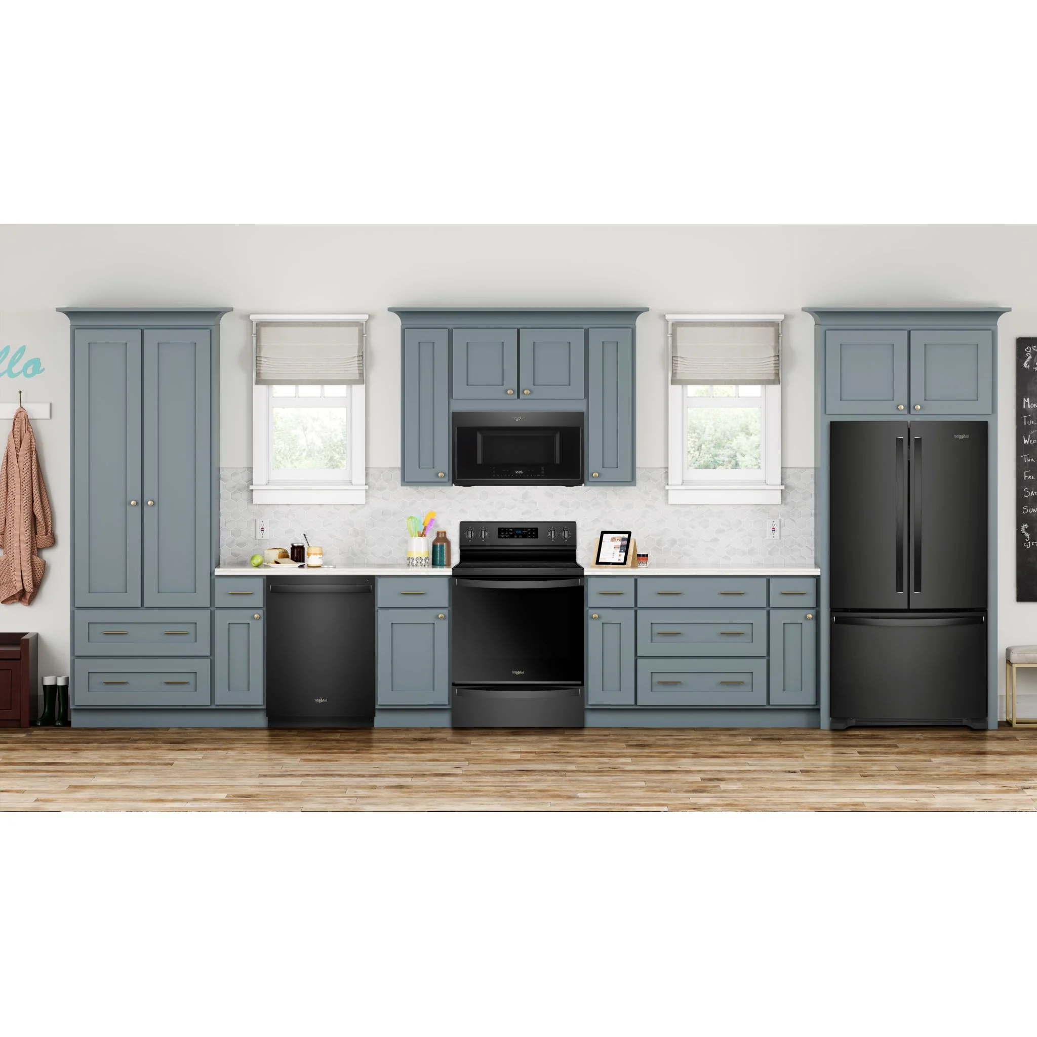 Whirlpool 36" Wide Counter Depth French Door Refrigerator - 20 cu. ft. (WRF540CWHB) - Image 6