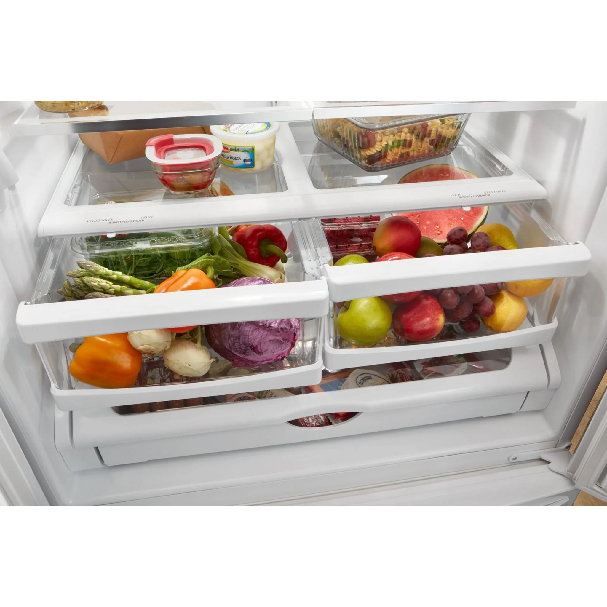 Whirlpool 36" Wide Counter Depth French Door Refrigerator - 20 cu. ft. (WRF540CWHB) - Image 9