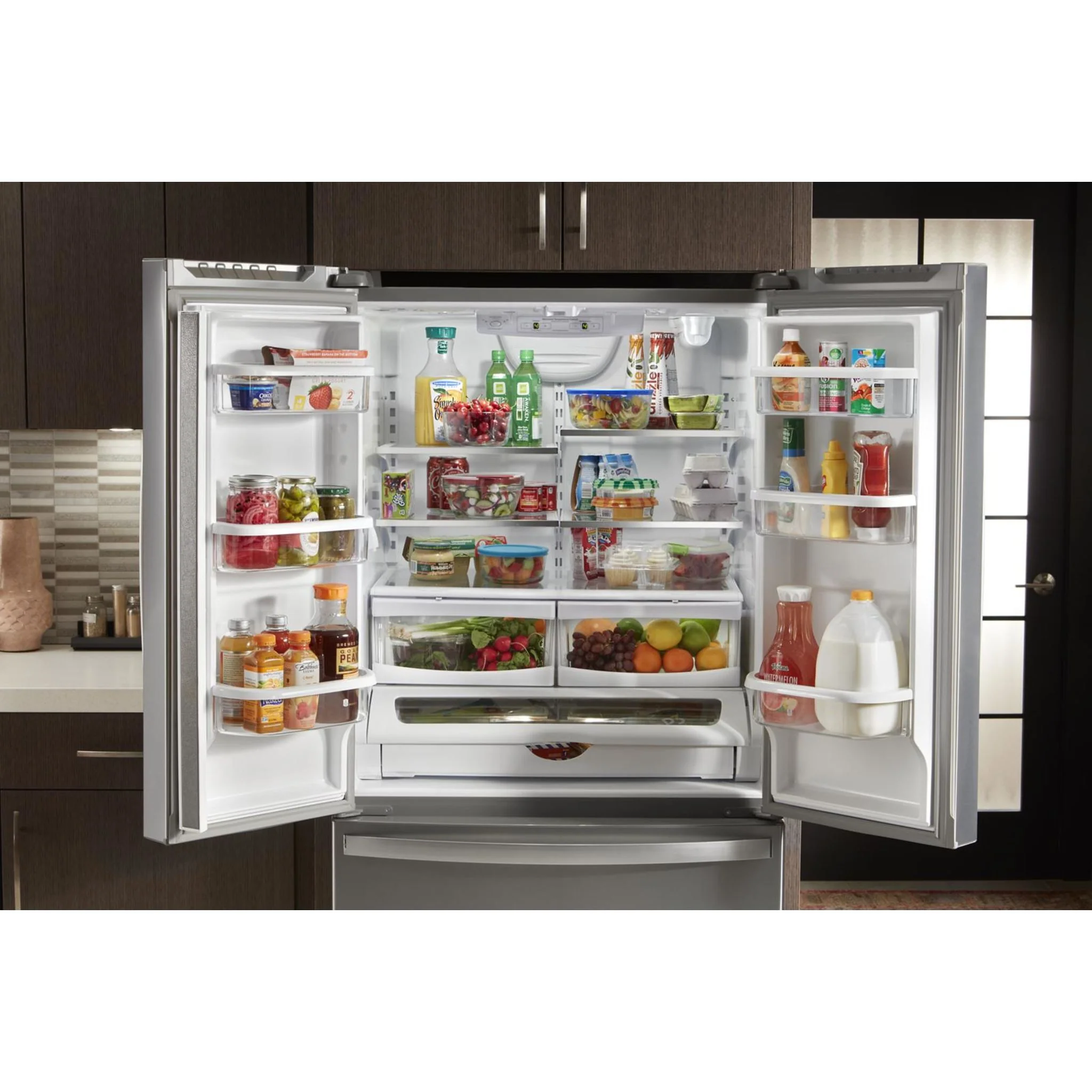 Whirlpool 36" Wide French Door Refrigerator with Water Dispenser - 25 cu. ft. (WRF535SWHB) - Image 31