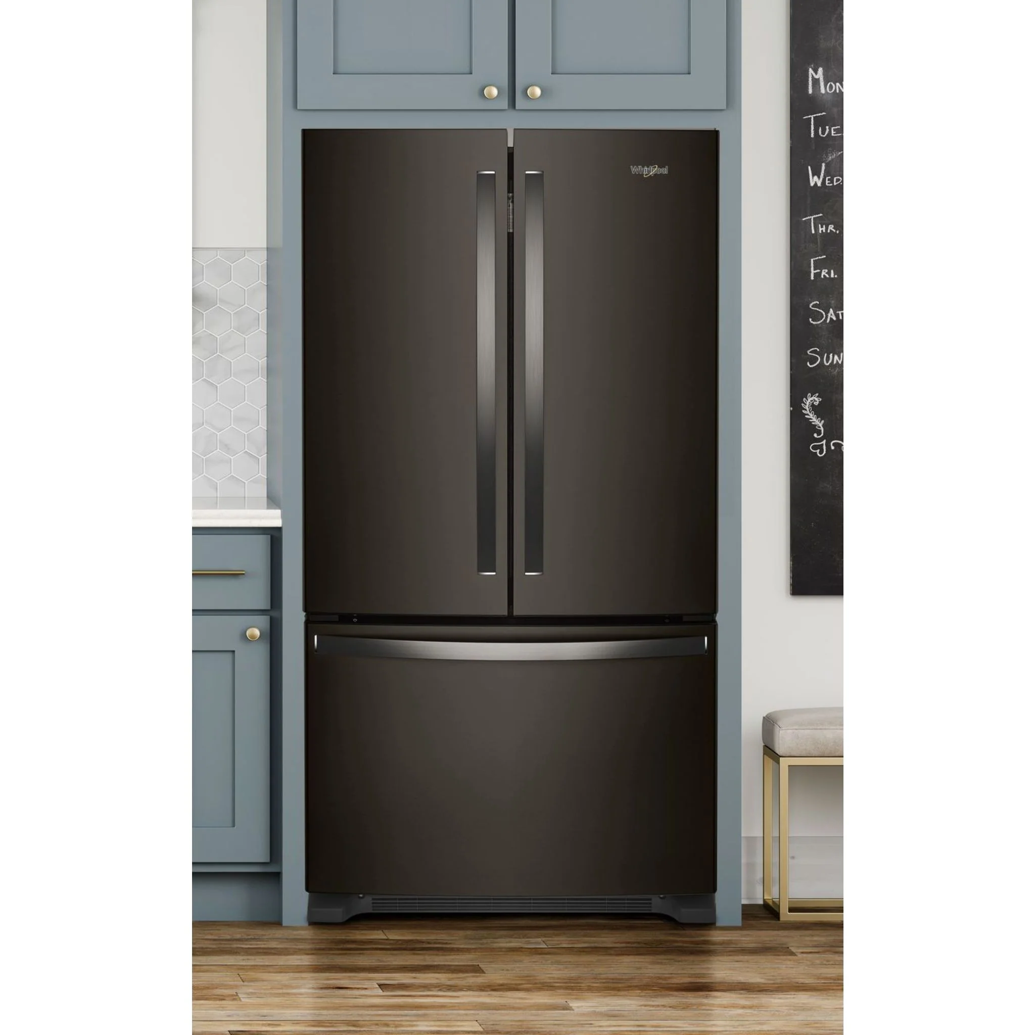 Whirlpool 36" Wide French Door Refrigerator with Water Dispenser - 25 cu. ft. (WRF535SWHV) - Image 14