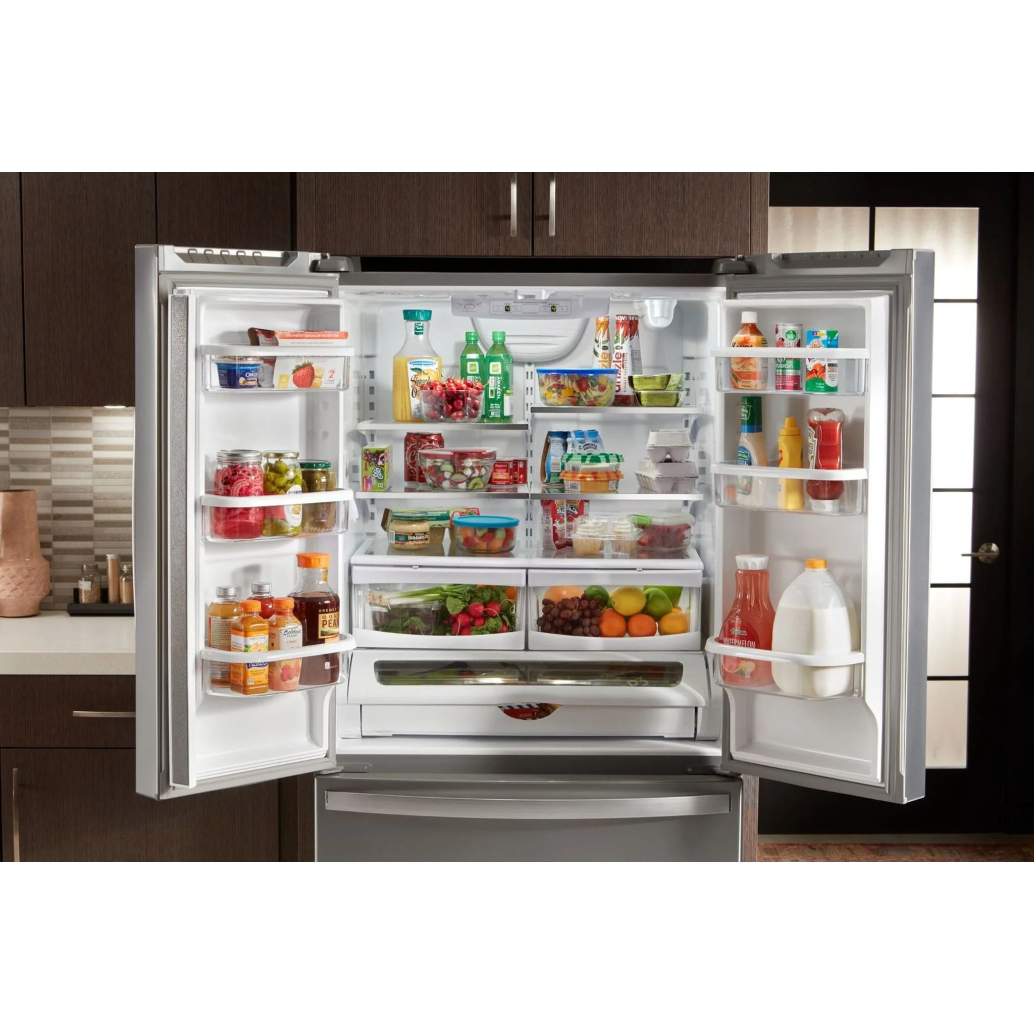 Whirlpool 36" Wide French Door Refrigerator with Water Dispenser - 25 cu. ft. (WRF535SWHV) - Image 27