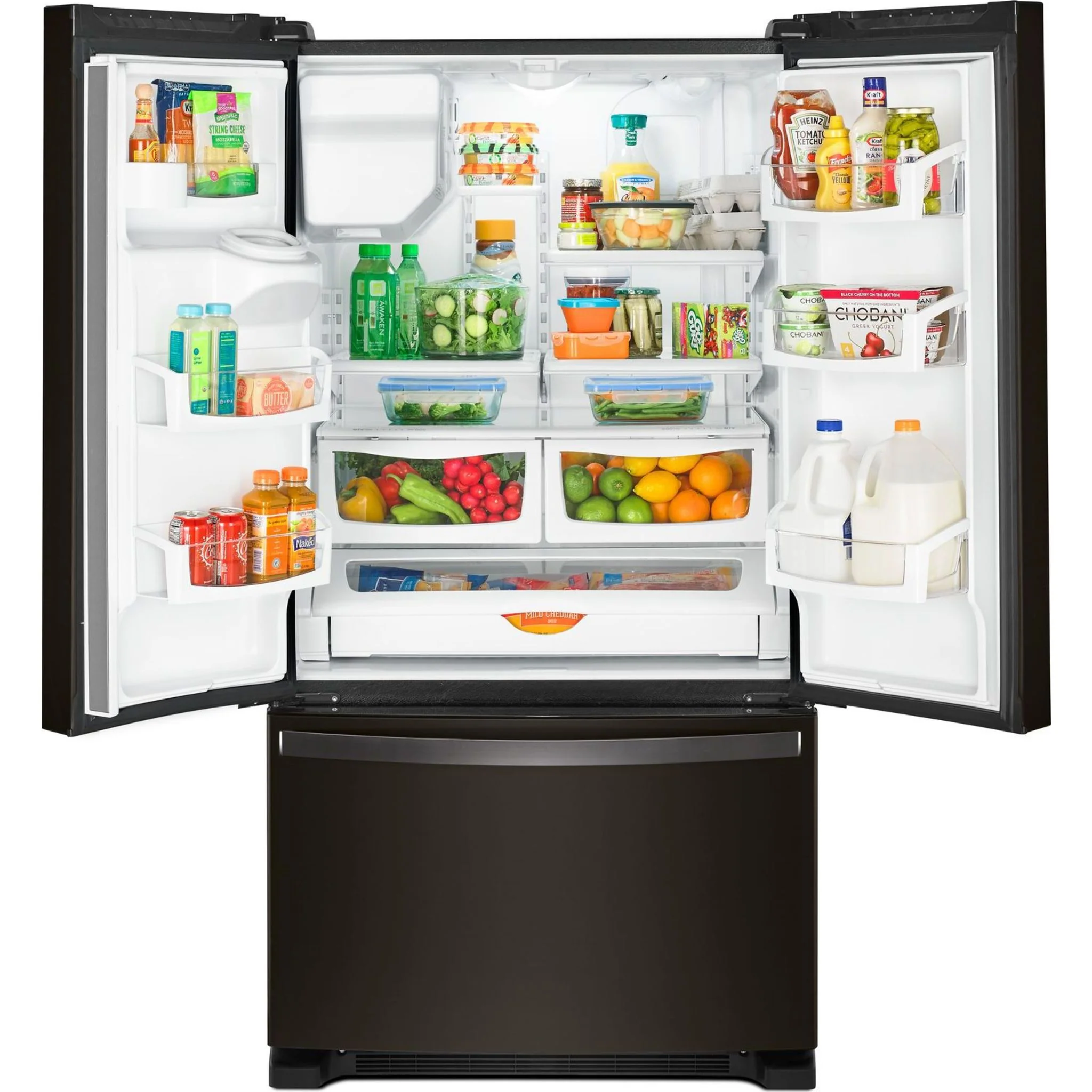 Whirlpool 36" Wide French Door Refrigerator in Fingerprint-Resistant Stainless Steel - 25 cu. ft. (WRF555SDHV) - Image 11