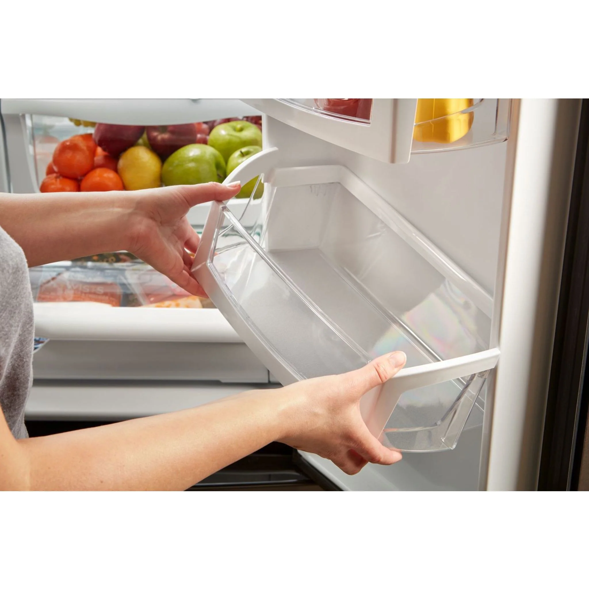 Whirlpool 36" Wide French Door Refrigerator in Fingerprint-Resistant Stainless Steel - 25 cu. ft. (WRF555SDHV) - Image 14
