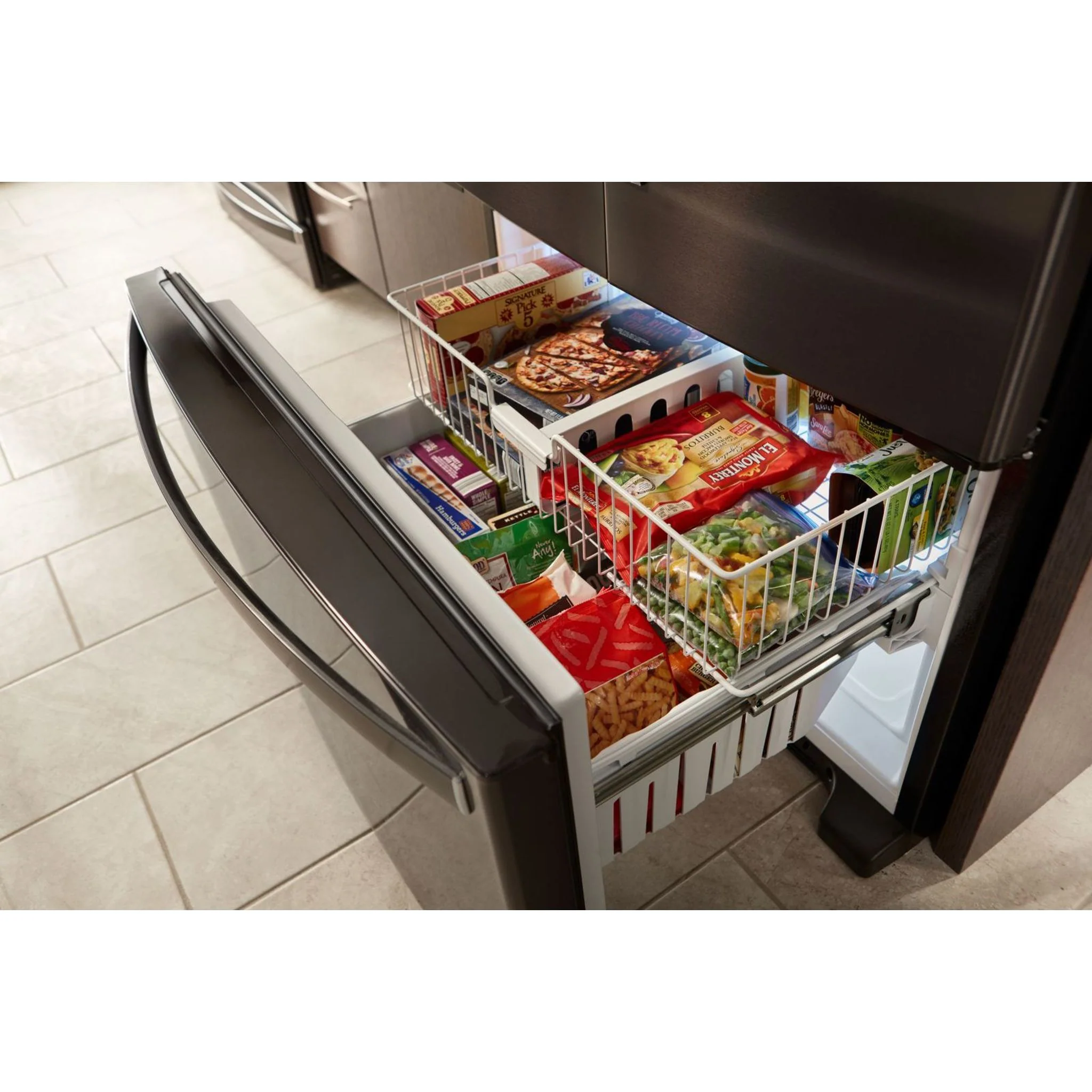 Whirlpool 36" Wide French Door Refrigerator in Fingerprint-Resistant Stainless Steel - 25 cu. ft. (WRF555SDHV) - Image 26