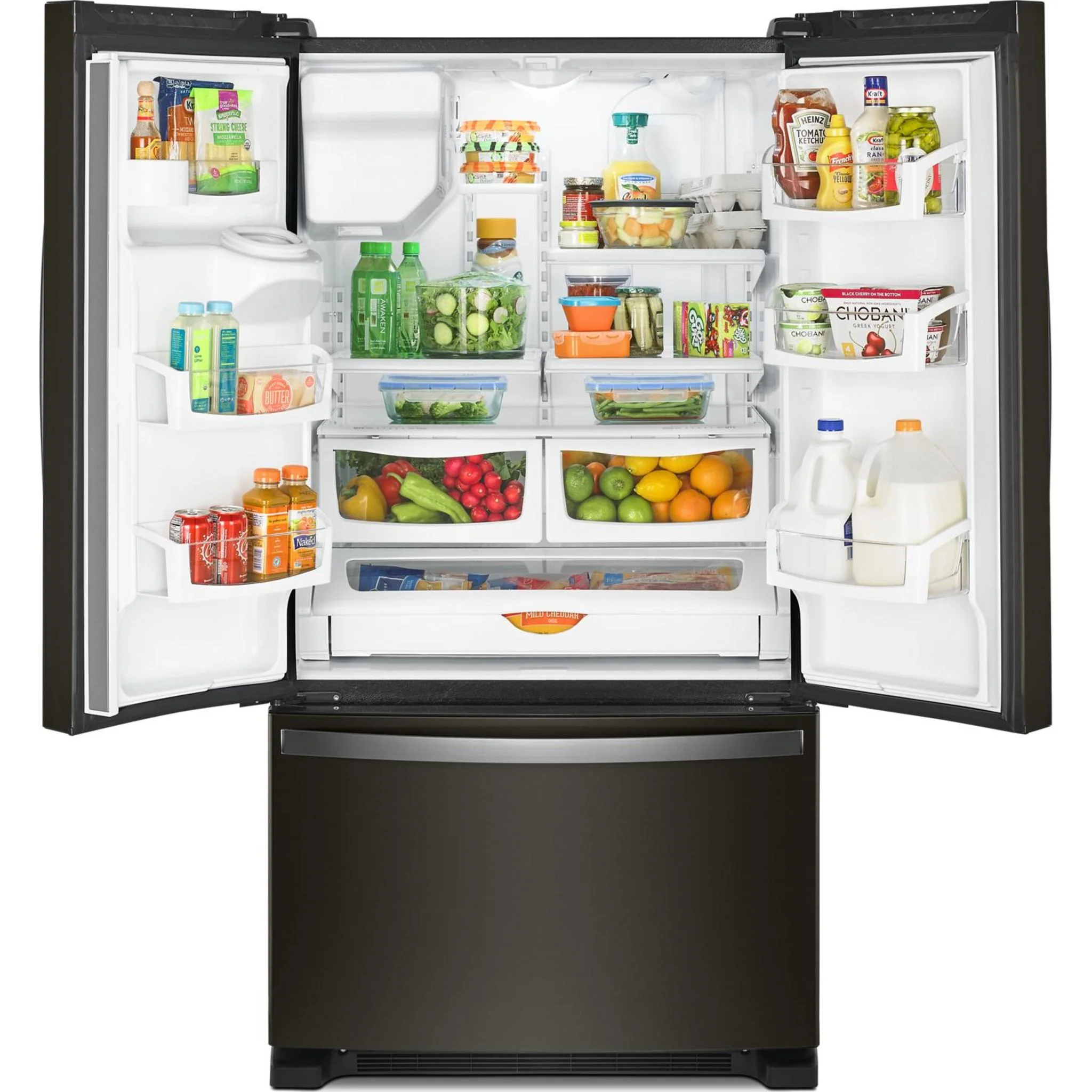 Whirlpool 36" Wide French Door Refrigerator in Fingerprint-Resistant Stainless Steel - 25 cu. ft. (WRF555SDHV) - Image 27