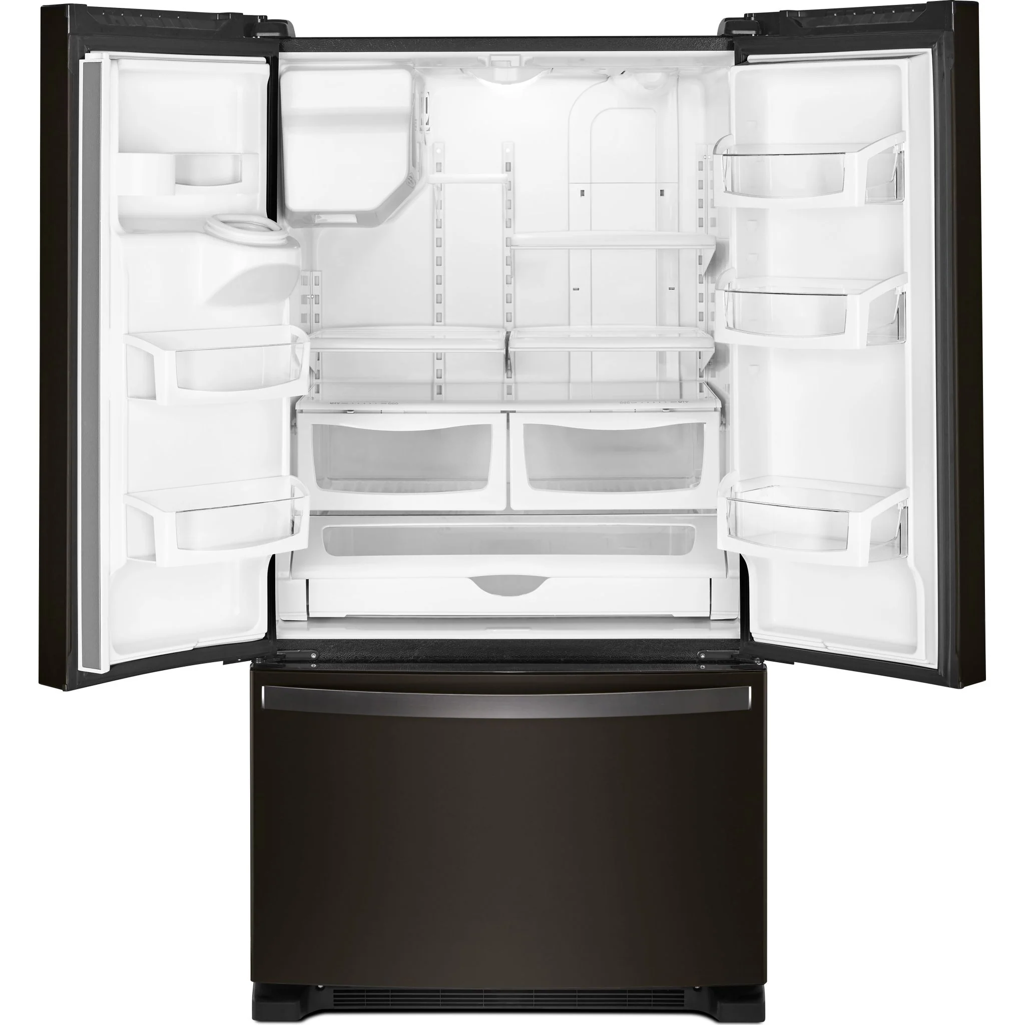 Whirlpool 36" Wide French Door Refrigerator in Fingerprint-Resistant Stainless Steel - 25 cu. ft. (WRF555SDHV) - Image 3