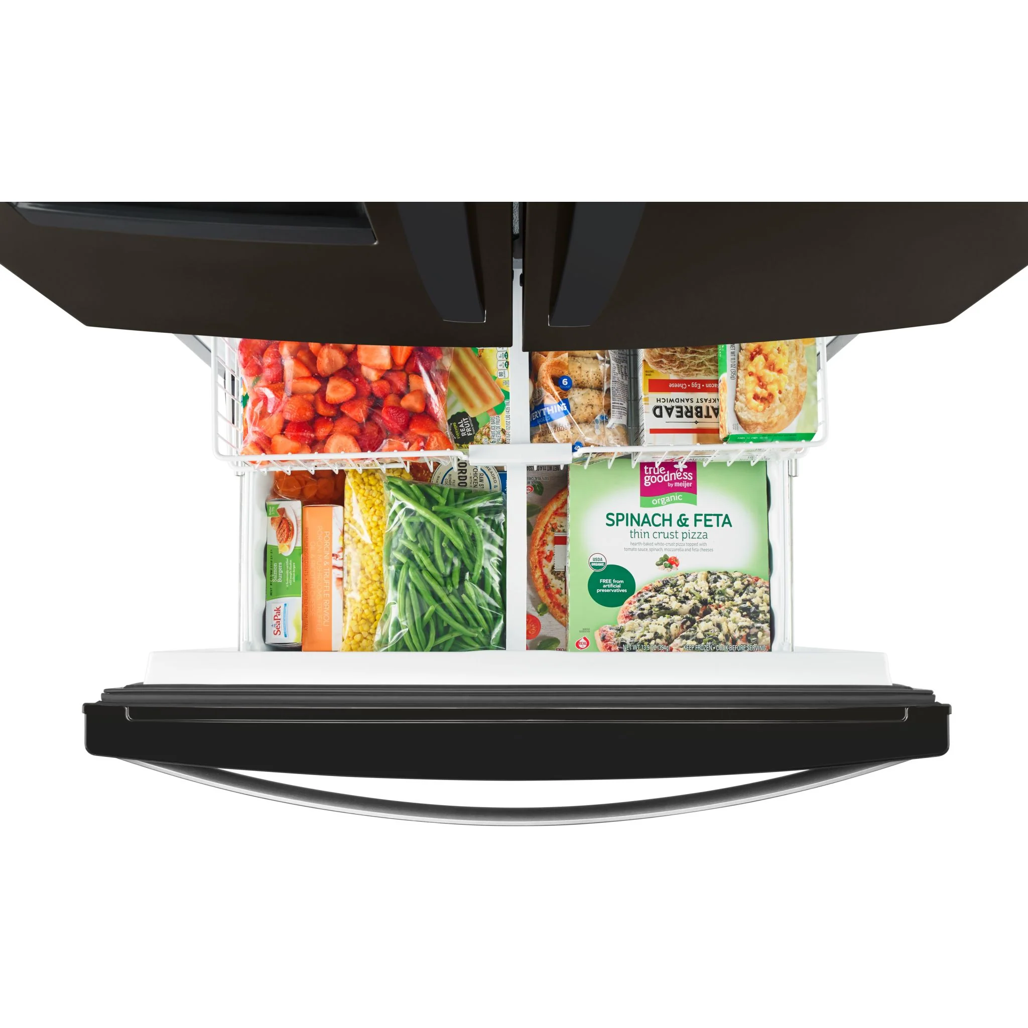 Whirlpool 36" Wide French Door Refrigerator in Fingerprint-Resistant Stainless Steel - 25 cu. ft. (WRF555SDHV) - Image 5