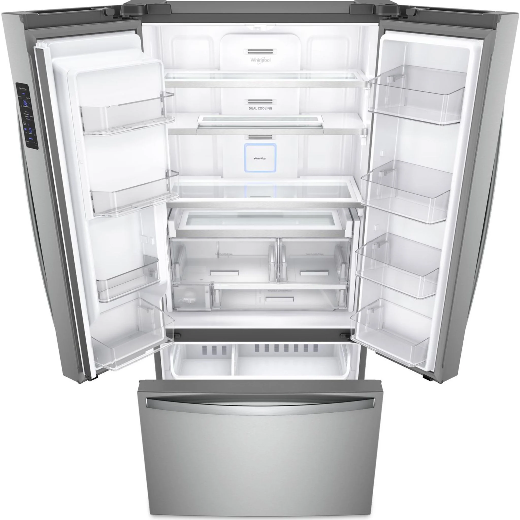 Whirlpool 36" Wide Counter Depth French Door Refrigerator - 24 cu. ft. (WRF954CIHZ) - Image 29