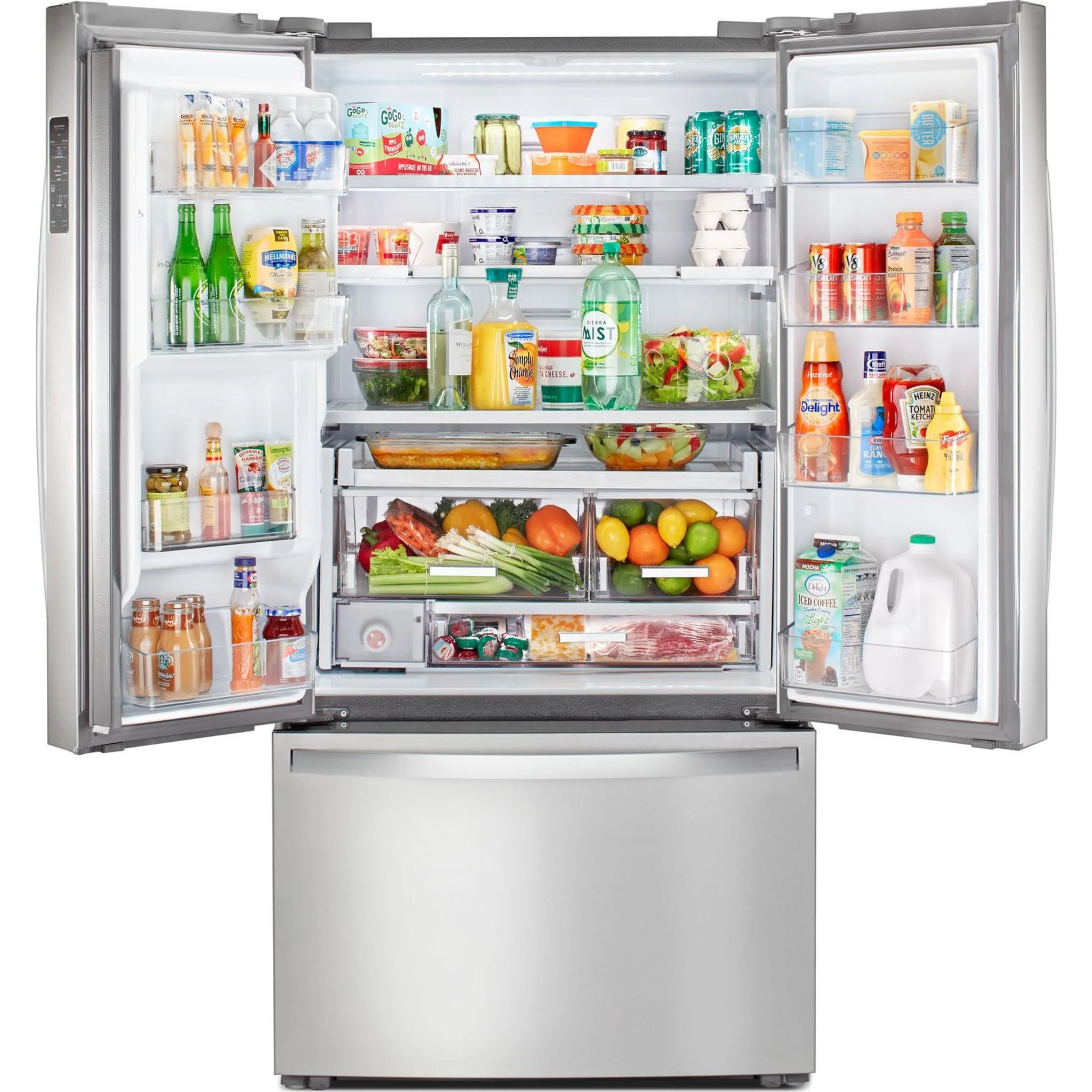 Whirlpool 36" Wide Counter Depth French Door Refrigerator - 24 cu. ft. (WRF954CIHZ) - Image 32