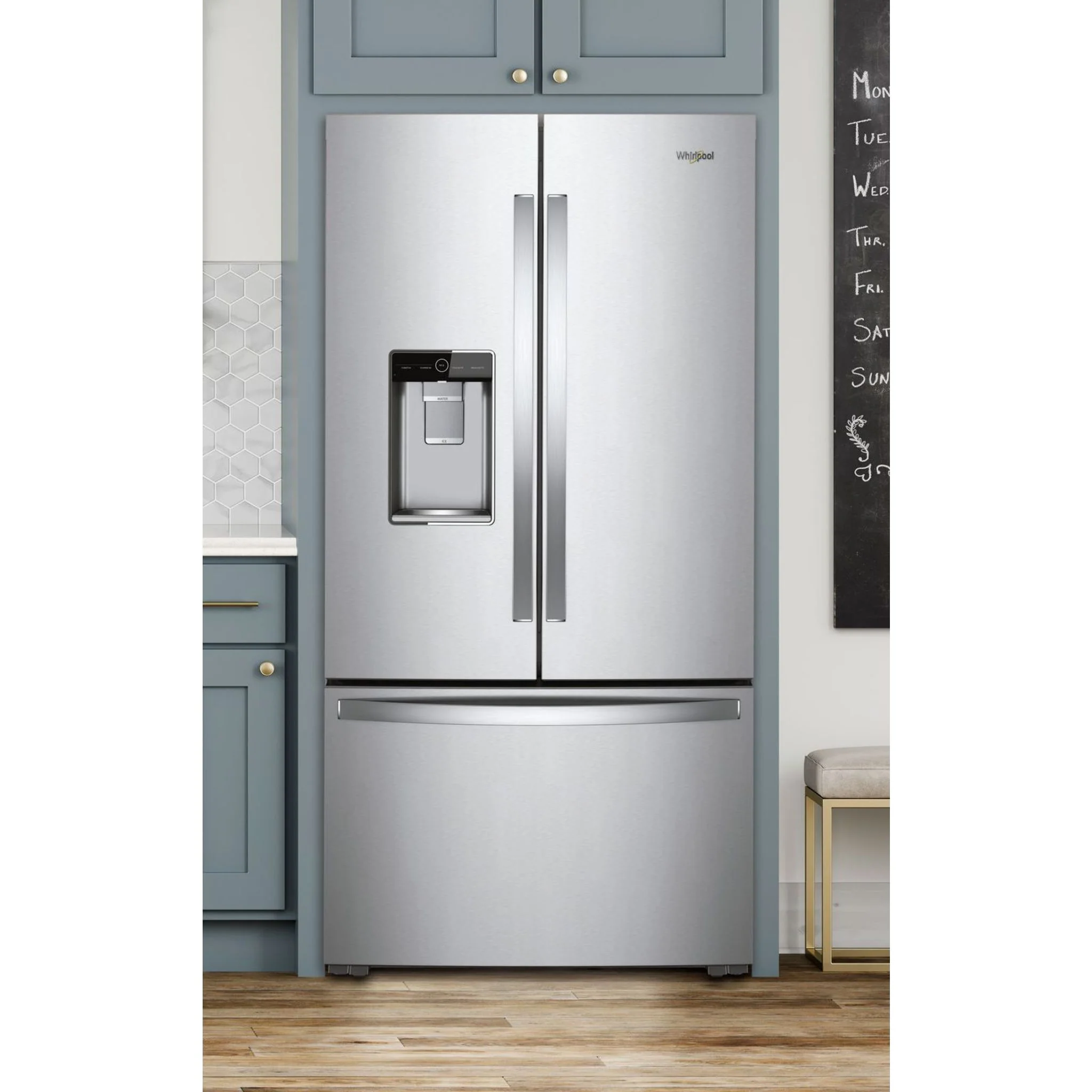 Whirlpool 36" Wide Counter Depth French Door Refrigerator - 24 cu. ft. (WRF954CIHZ) - Image 34