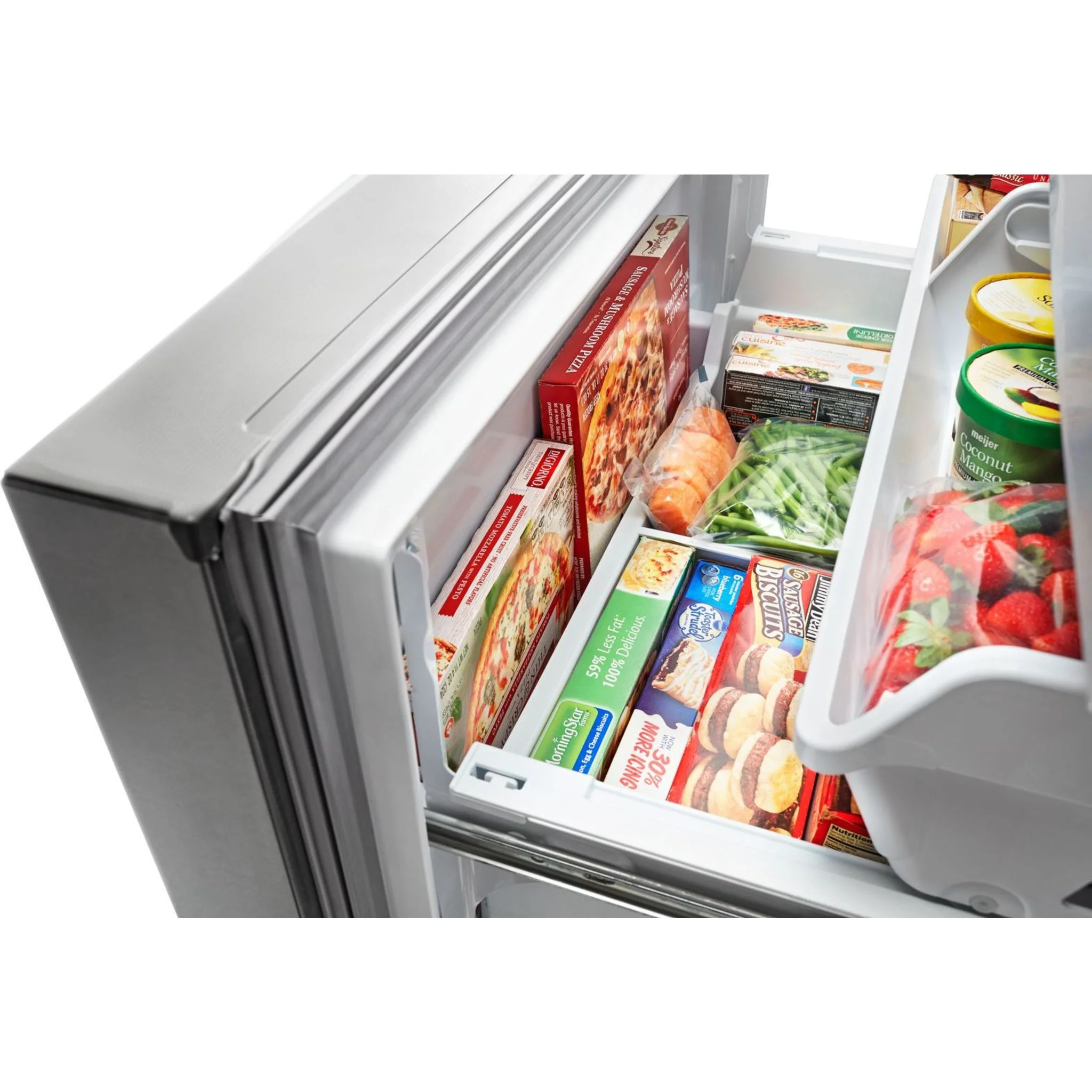 Whirlpool 36" Wide Counter Depth French Door Refrigerator - 24 cu. ft. (WRF954CIHZ) - Image 36