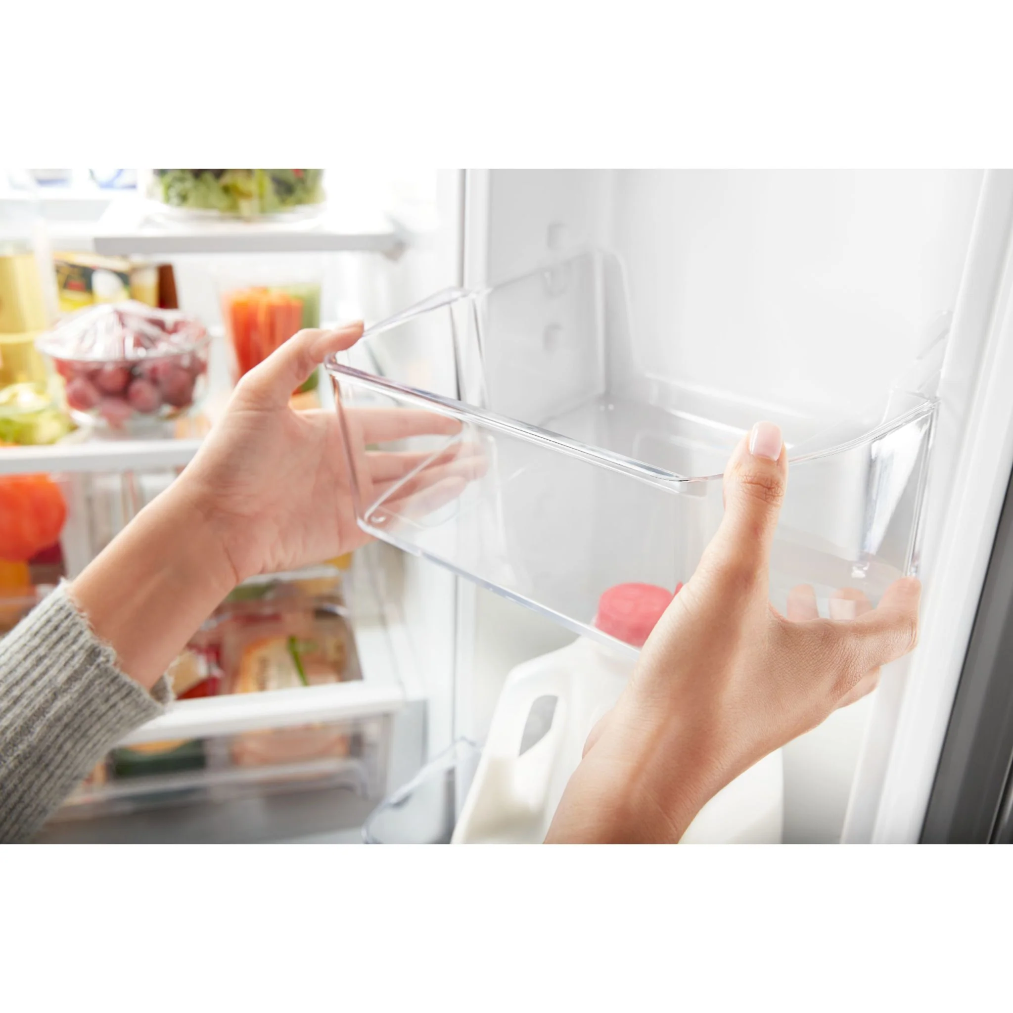 Whirlpool 30-inch Wide French Door Refrigerator - 20 cu. ft. -Black (WRF560SEHB) - Image 16