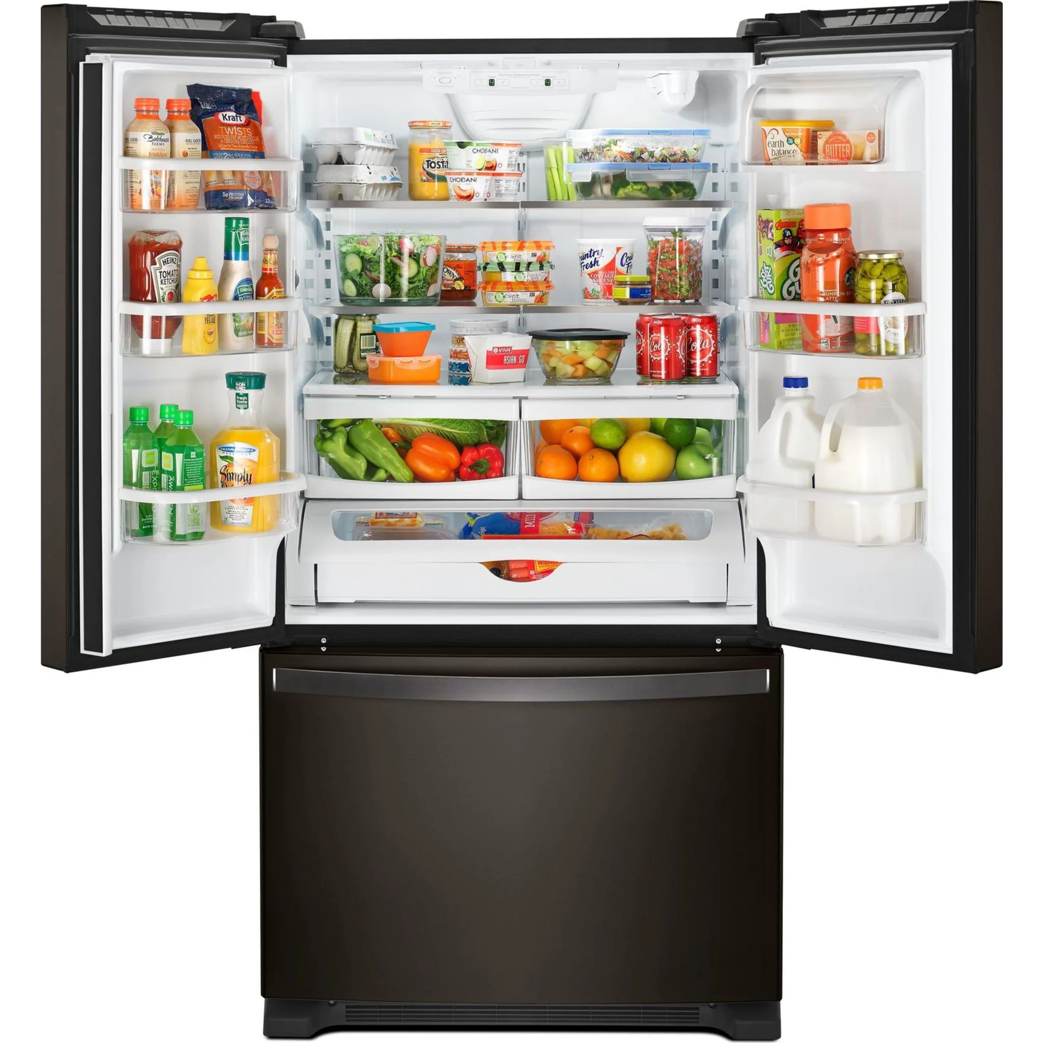 Whirlpool 33" Wide French Door Refrigerator - 22 cu. ft. (WRF532SNHV) - Image 7