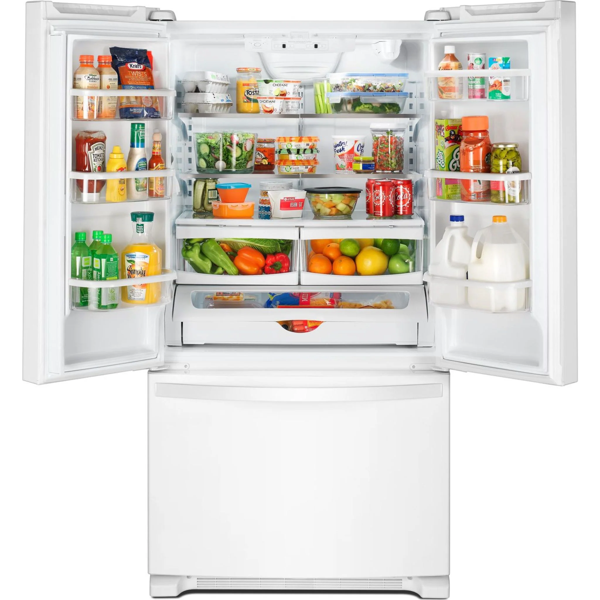 Whirlpool 36" Wide French Door Refrigerator with Water Dispenser - 25 cu. ft. (WRF535SWHW) - Image 14