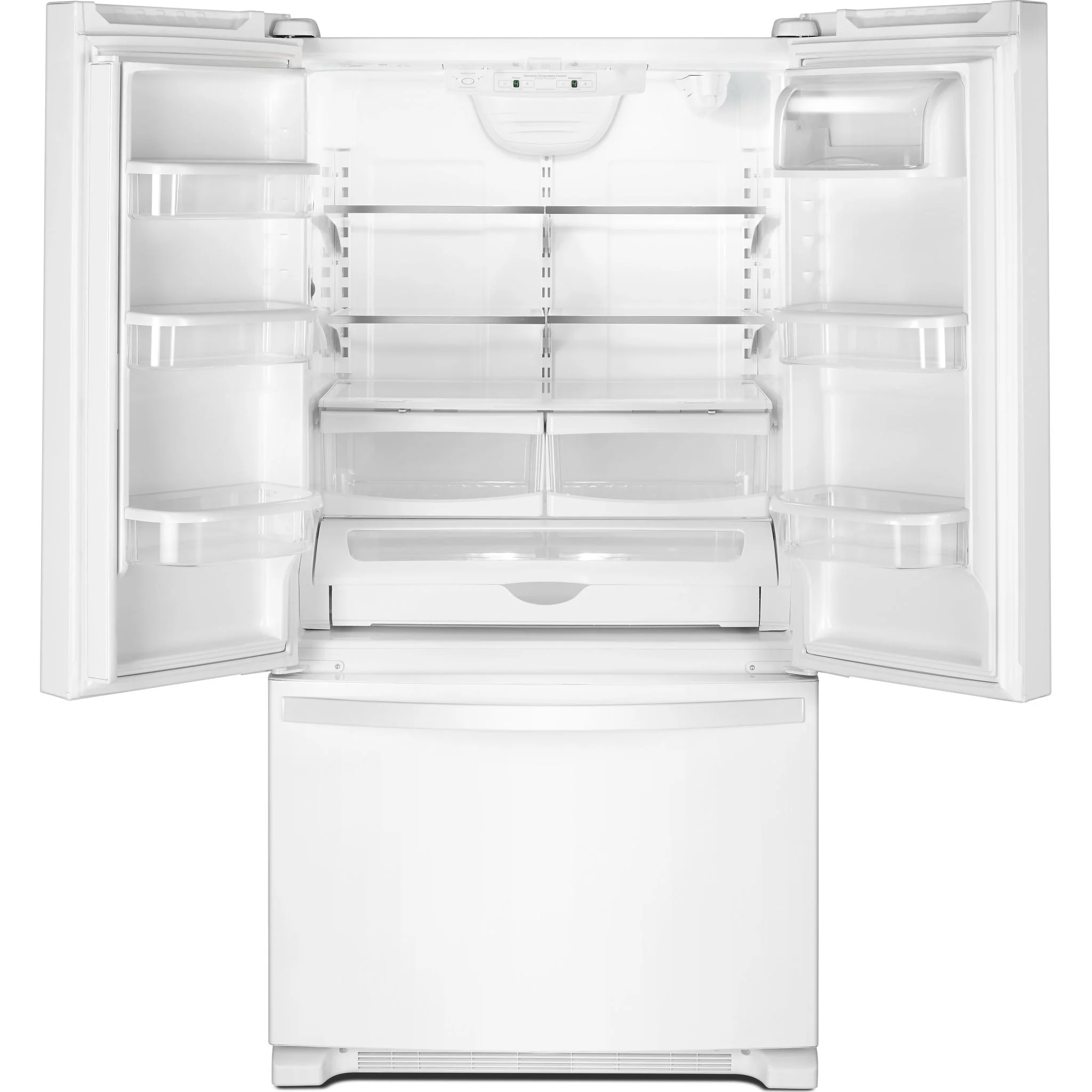 Whirlpool 36" Wide French Door Refrigerator with Water Dispenser - 25 cu. ft. (WRF535SWHW) - Image 3