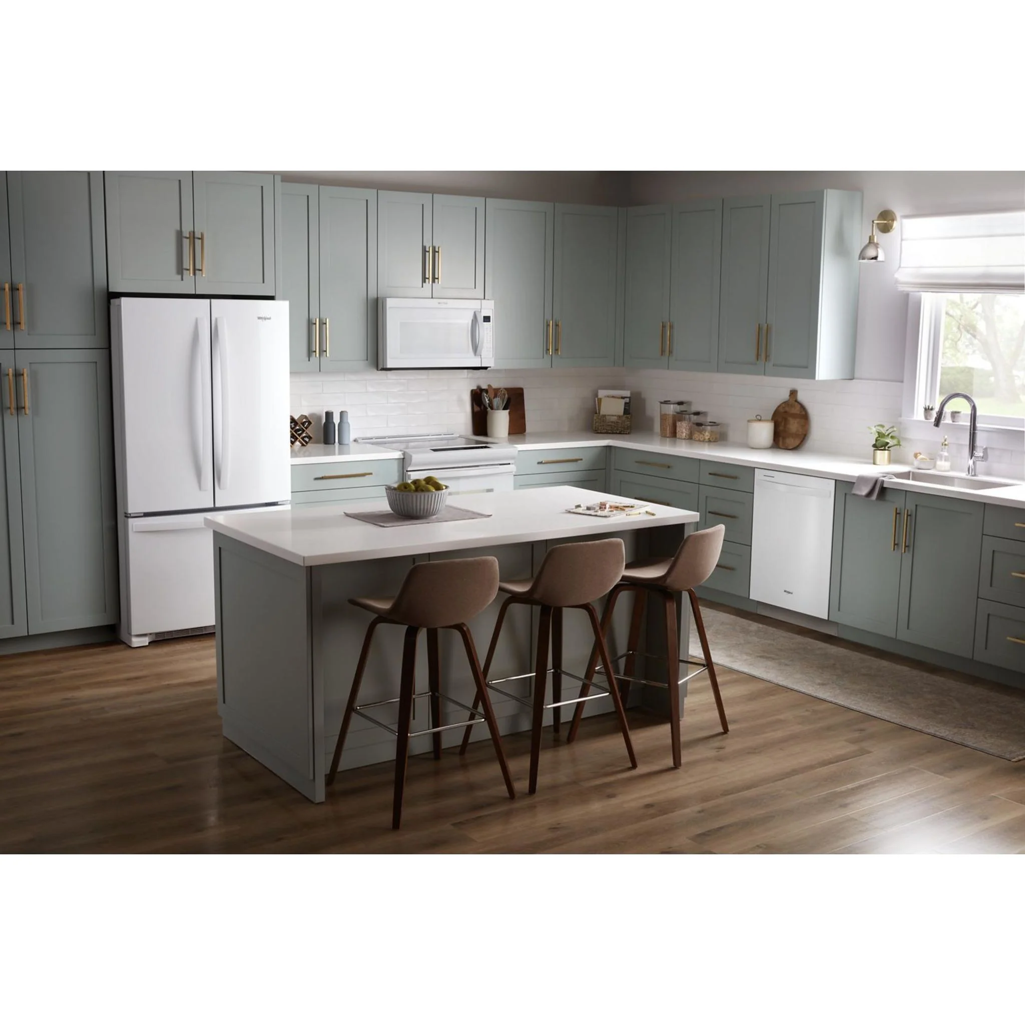 Whirlpool 36" Wide French Door Refrigerator with Water Dispenser - 25 cu. ft. (WRF535SWHW) - Image 8