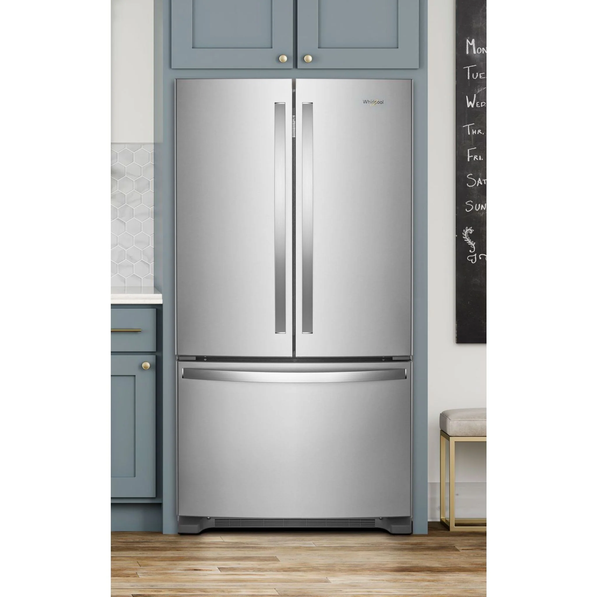 Whirlpool 36" Wide French Door Refrigerator with Water Dispenser - 25 cu. ft. (WRF535SWHZ) - Image 28
