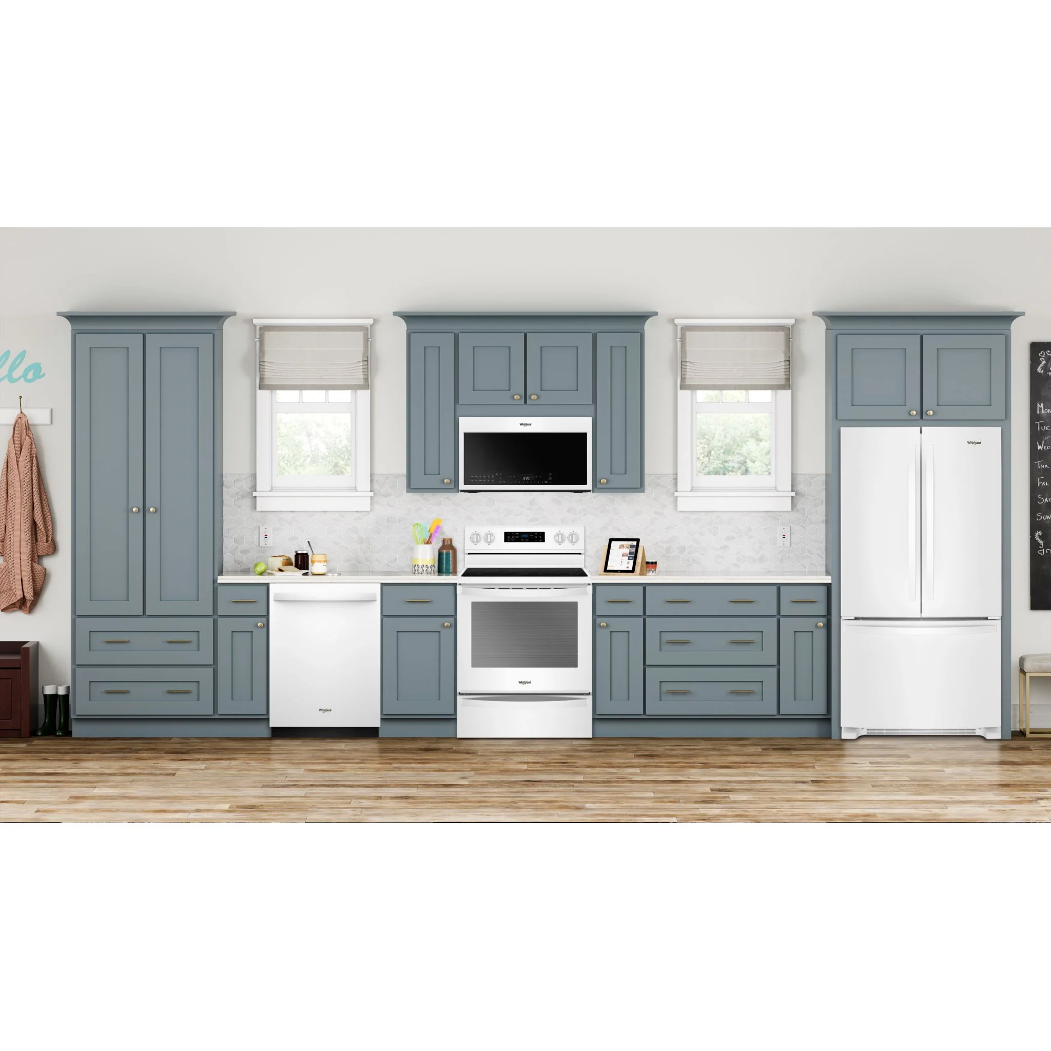 Whirlpool 36" Wide Counter Depth French Door Refrigerator - 20 cu. ft. (WRF540CWHW) - Image 5
