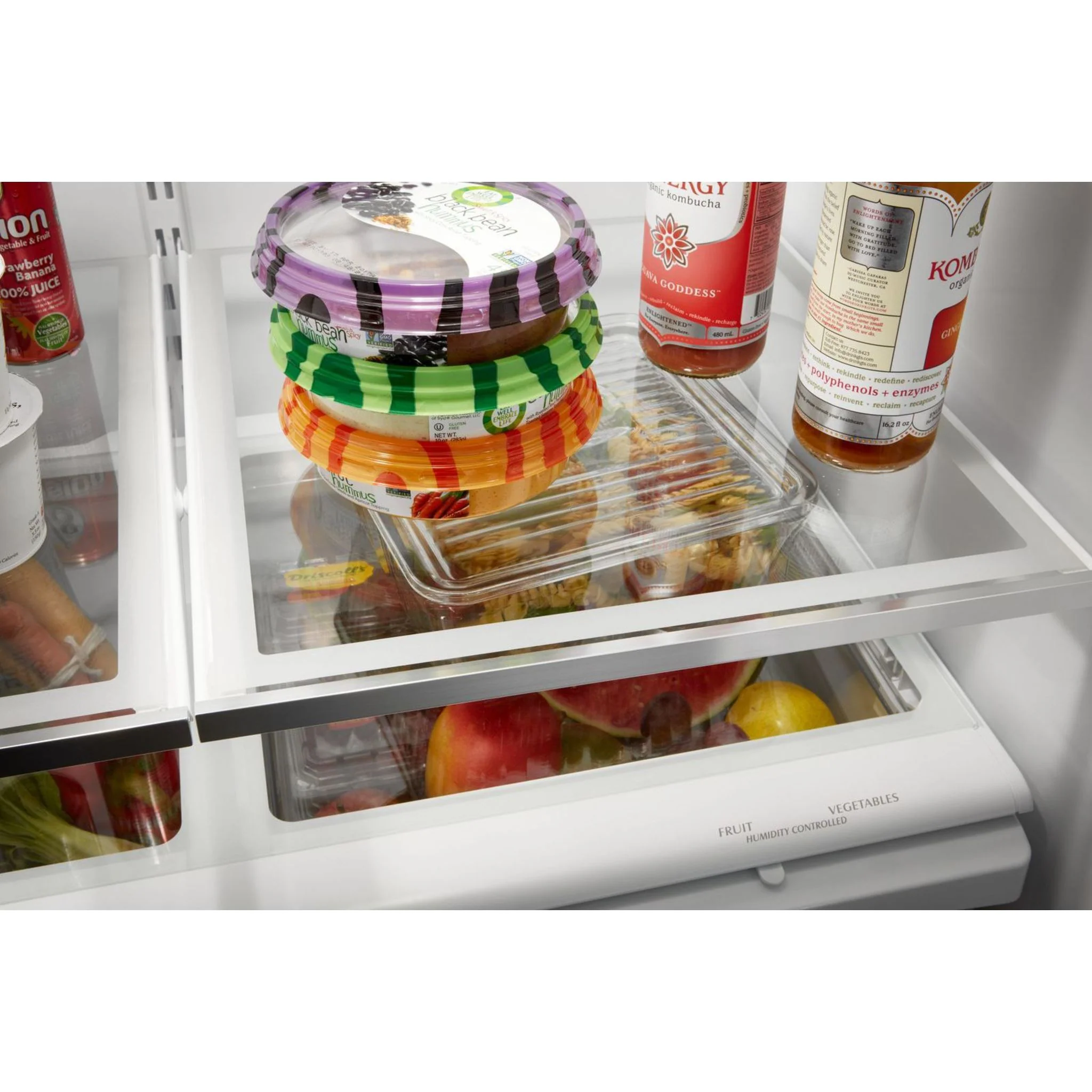 Whirlpool 36" Wide Counter Depth French Door Refrigerator - 20 cu. ft. (WRF540CWHZ) - Image 14
