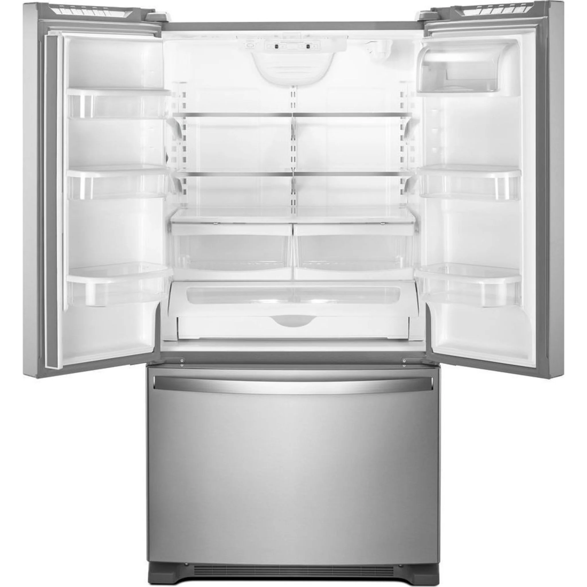 Whirlpool 36" Wide Counter Depth French Door Refrigerator - 20 cu. ft. (WRF540CWHZ) - Image 2