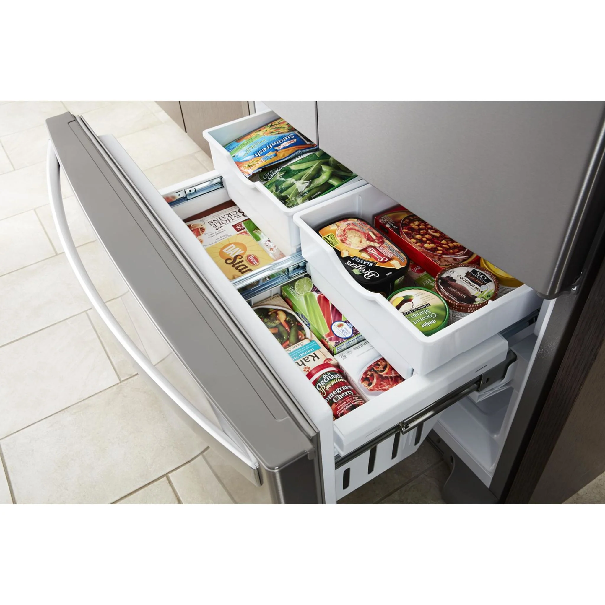 Whirlpool 36" Wide Counter Depth French Door Refrigerator - 20 cu. ft. (WRF550CDHZ) - Image 22
