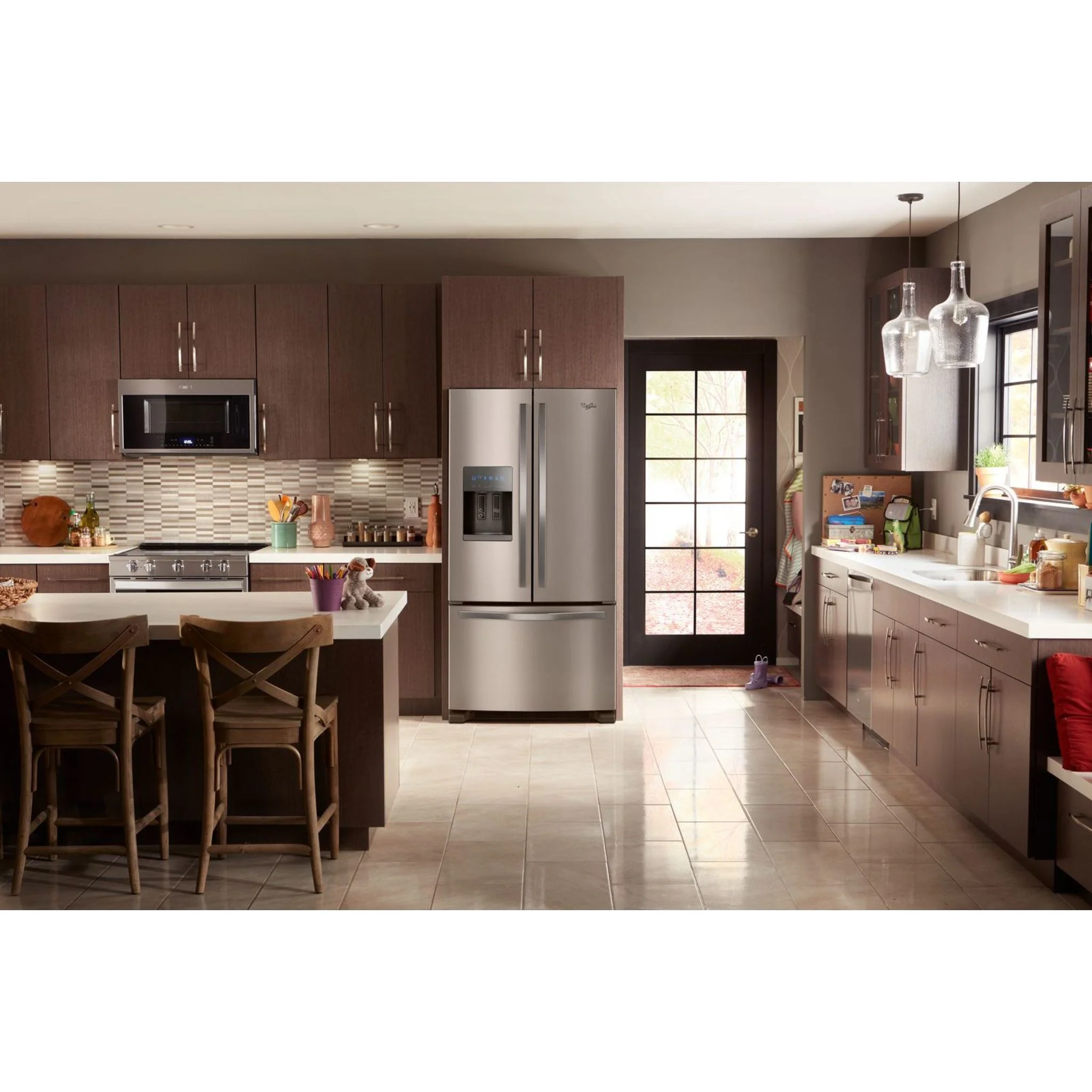 Whirlpool 36" Wide French Door Refrigerator in Fingerprint-Resistant Stainless Steel - 25 cu. ft. (WRF555SDFZ) - Image 10