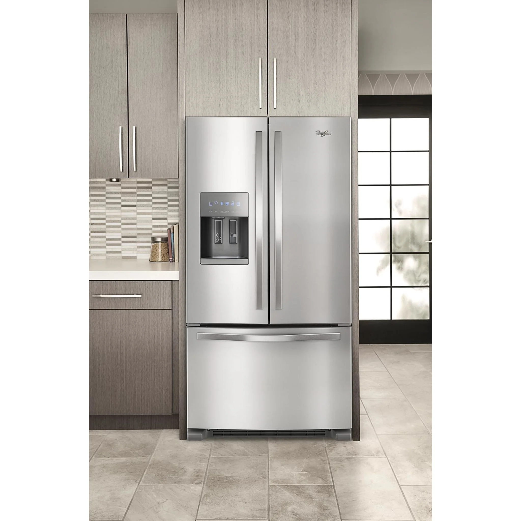 Whirlpool 36" Wide French Door Refrigerator in Fingerprint-Resistant Stainless Steel - 25 cu. ft. (WRF555SDFZ) - Image 24