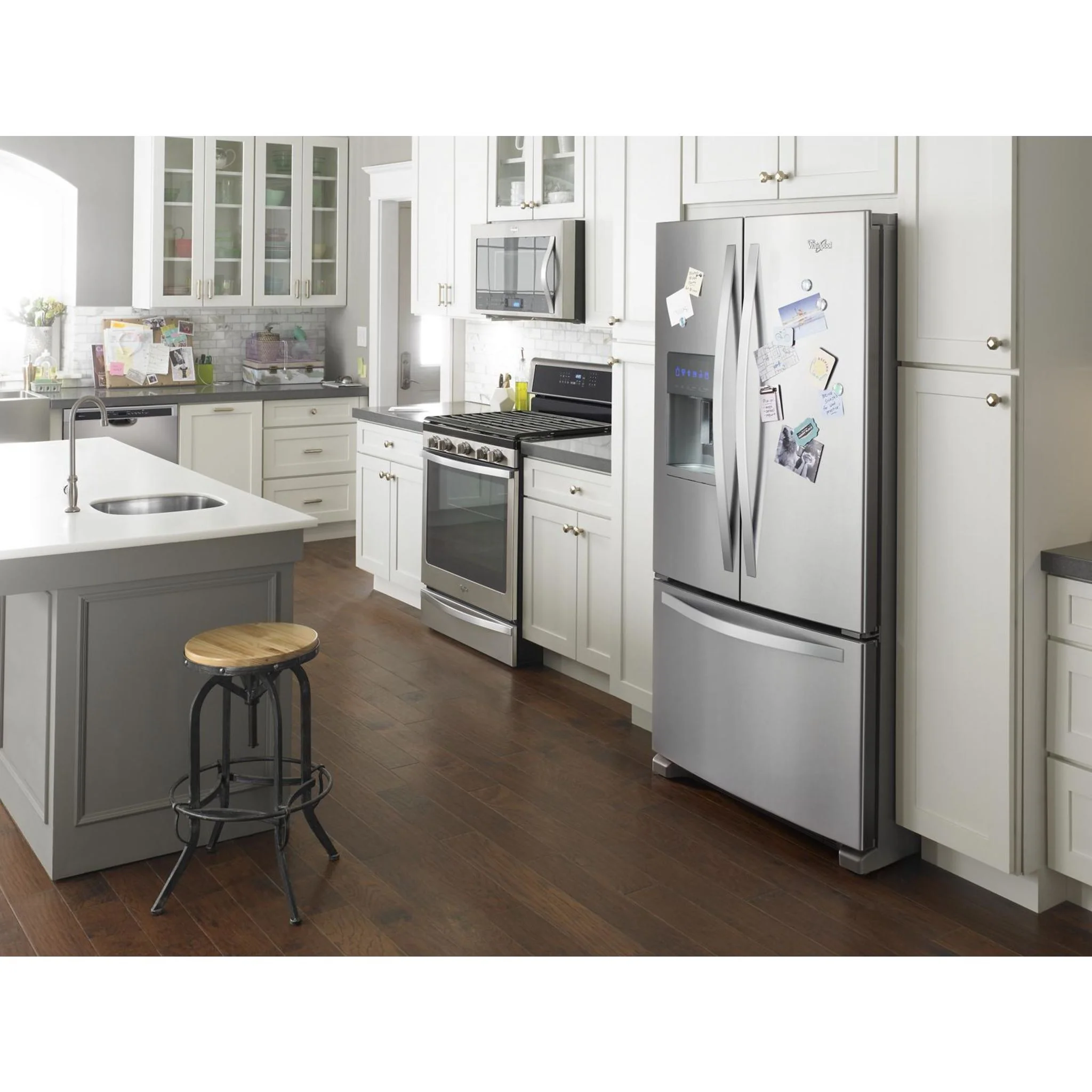Whirlpool 36" Wide French Door Refrigerator in Fingerprint-Resistant Stainless Steel - 25 cu. ft. (WRF555SDFZ) - Image 38