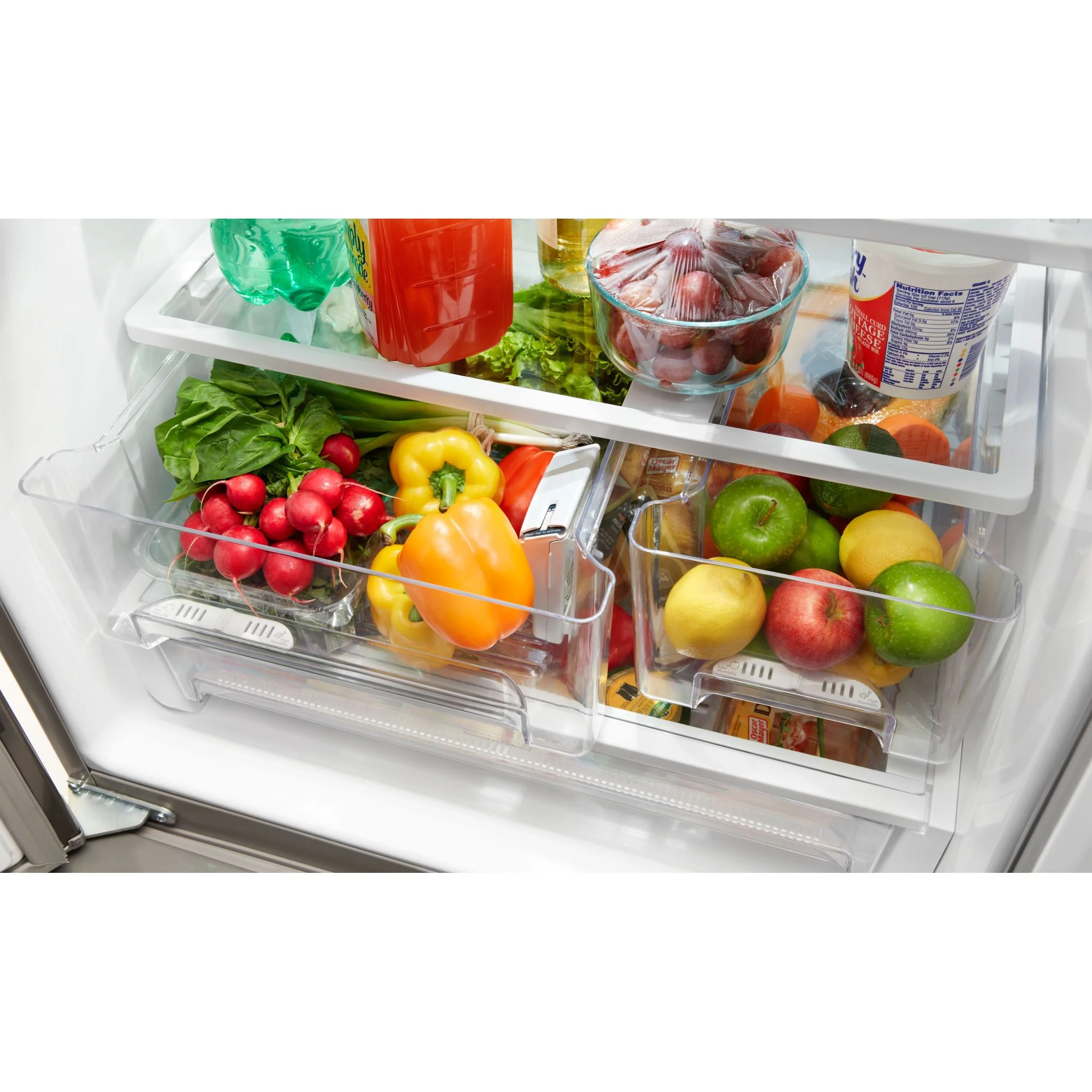 Whirlpool 30-inch Wide French Door Refrigerator - 20 cu. ft. -Fingerprint Resistant Stainless Steel (WRF560SFHZ) - Image 3