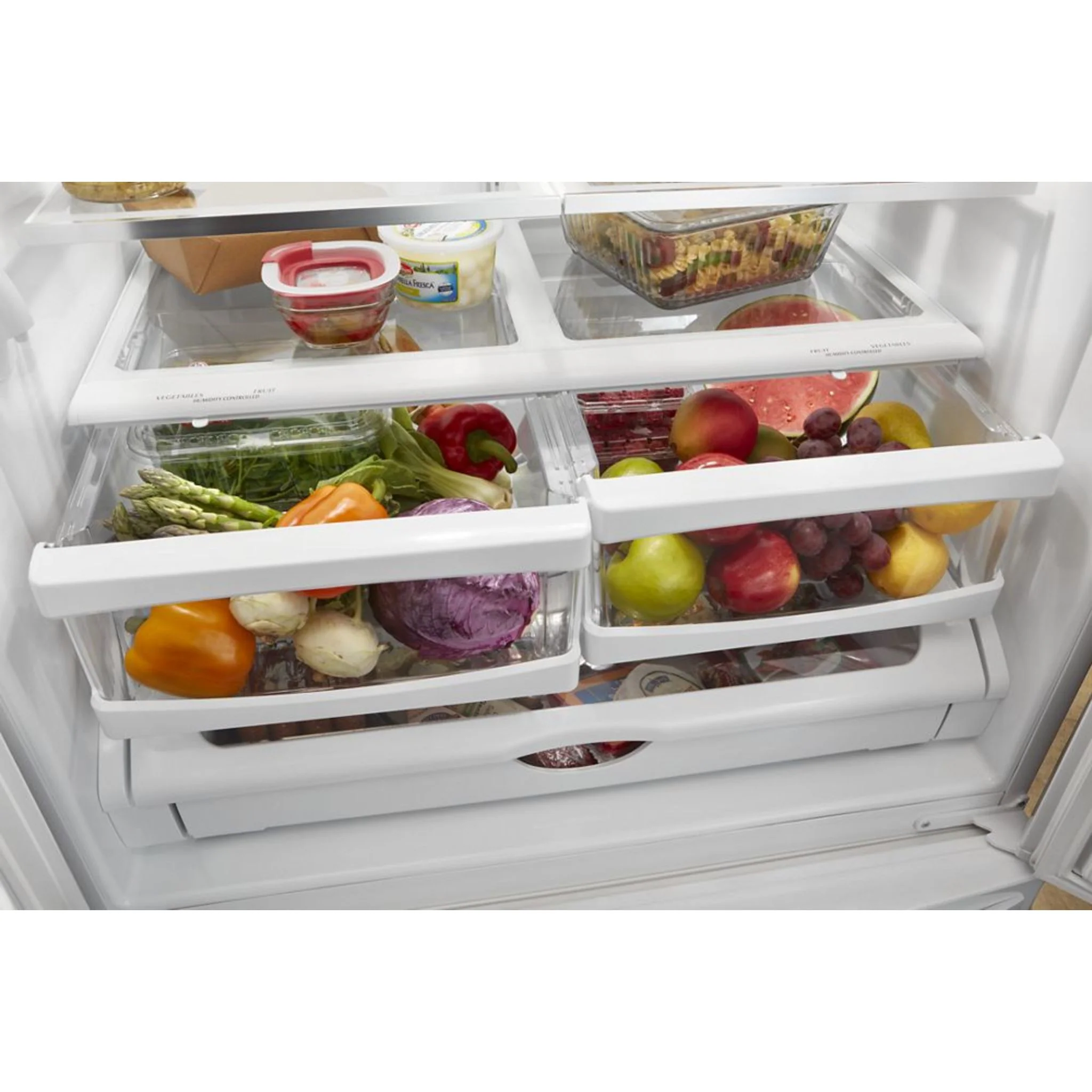 Whirlpool 30-inch Wide French Door Refrigerator - 20 cu. ft. -Black Stainless (WRF560SMHV) - Image 21