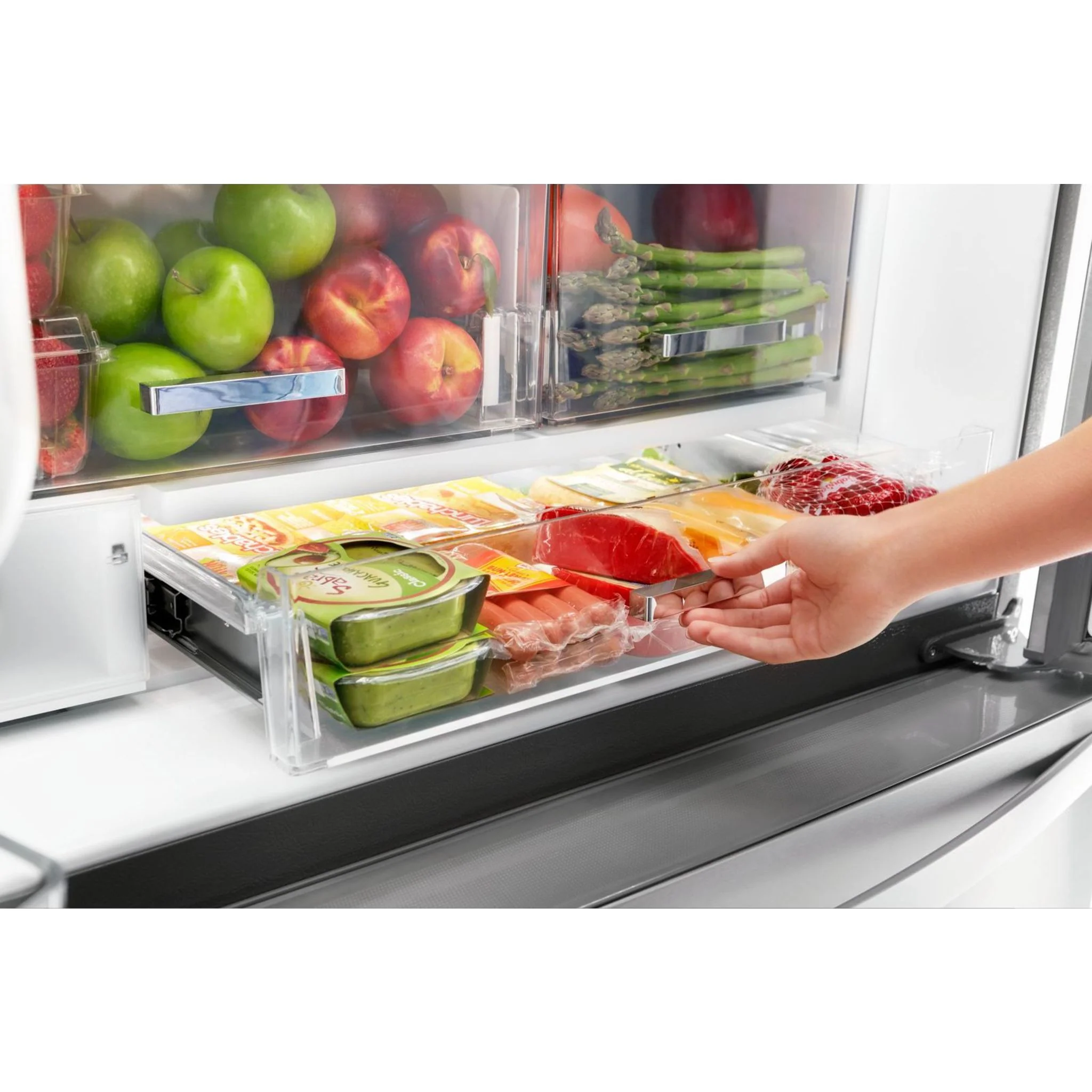 Whirlpool 36" Wide Counter Depth French Door Refrigerator - 24 cu. ft. (WRF954CIHV) - Image 11