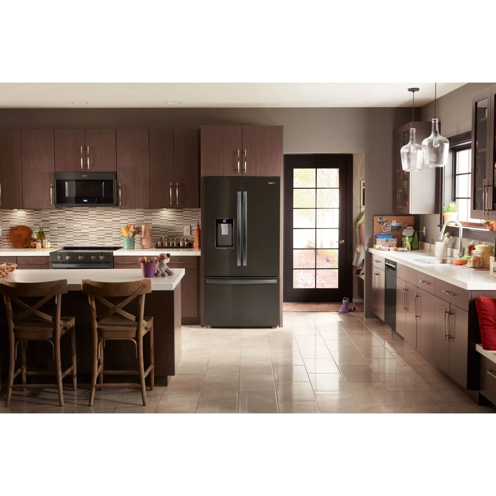 Whirlpool 36" Wide Counter Depth French Door Refrigerator - 24 cu. ft. (WRF954CIHV) - Image 18