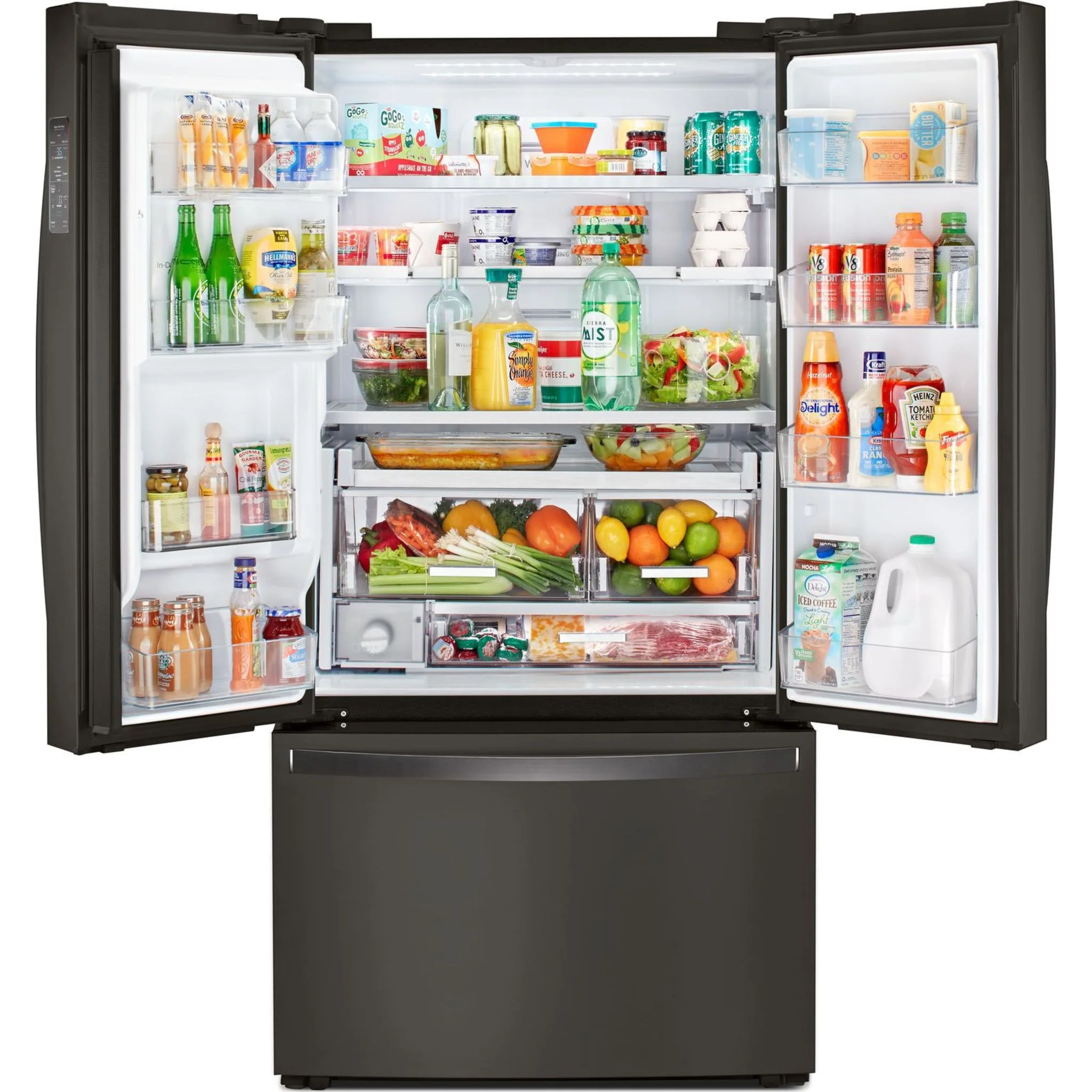 Whirlpool 36" Wide Counter Depth French Door Refrigerator - 24 cu. ft. (WRF954CIHV) - Image 20