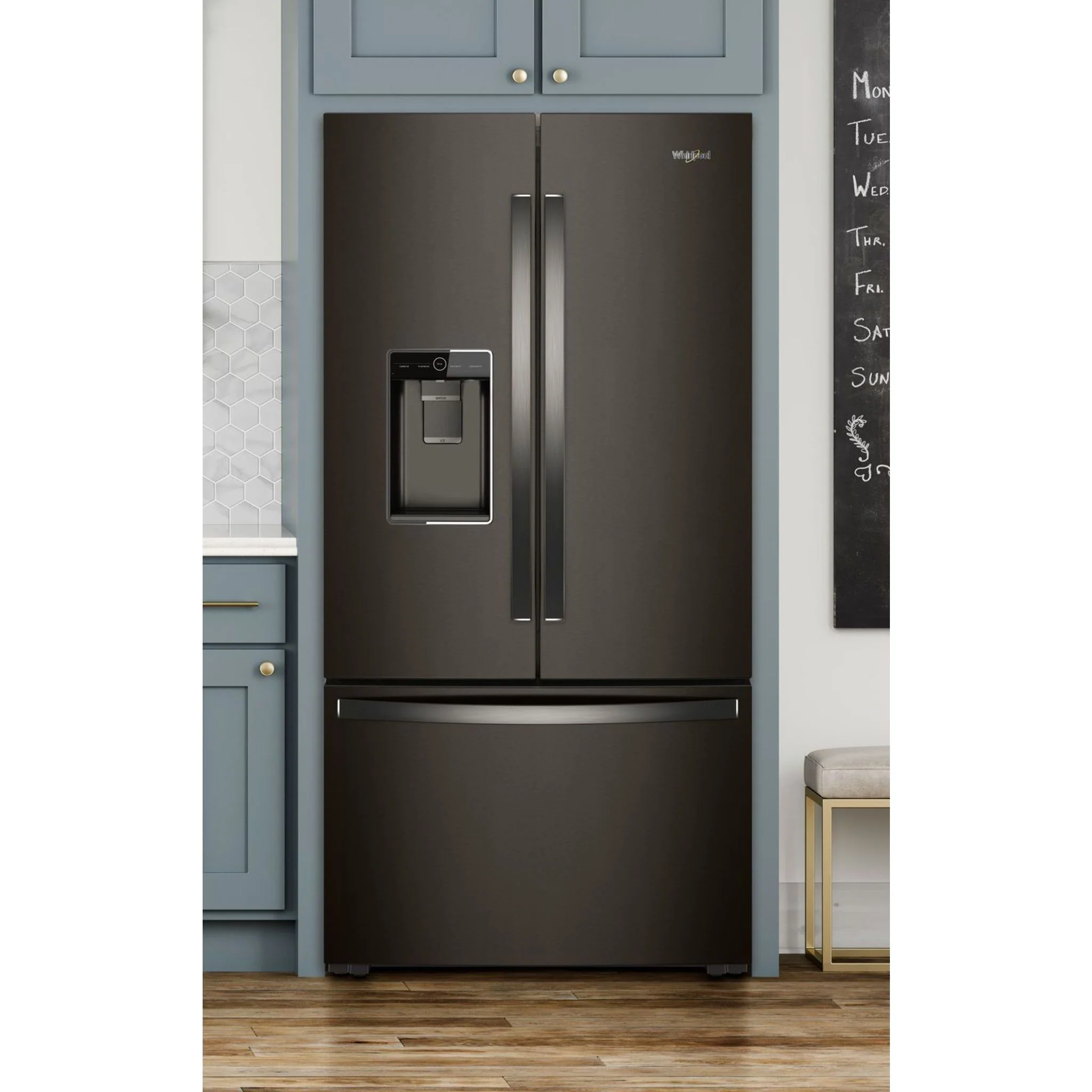 Whirlpool 36" Wide Counter Depth French Door Refrigerator - 24 cu. ft. (WRF954CIHV) - Image 22