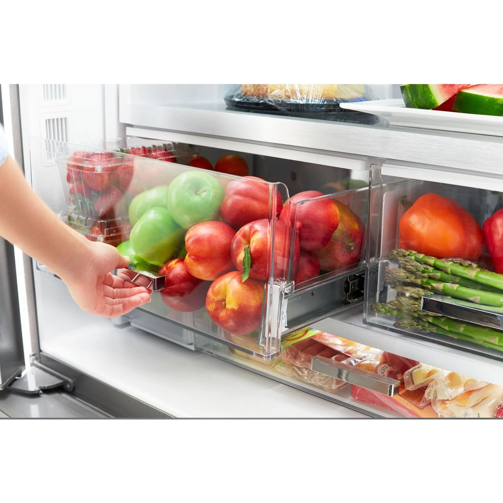 Whirlpool 36" Wide Counter Depth French Door Refrigerator - 24 cu. ft. (WRF954CIHV) - Image 26
