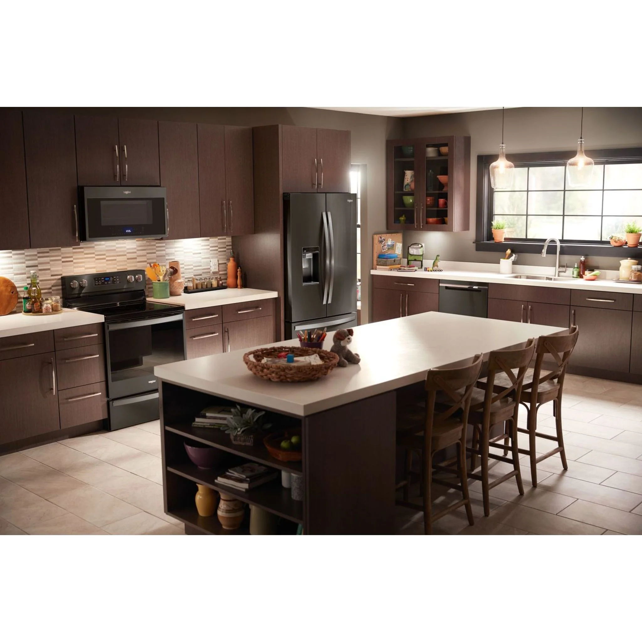 Whirlpool 36" Wide Counter Depth French Door Refrigerator - 24 cu. ft. (WRF954CIHV) - Image 32