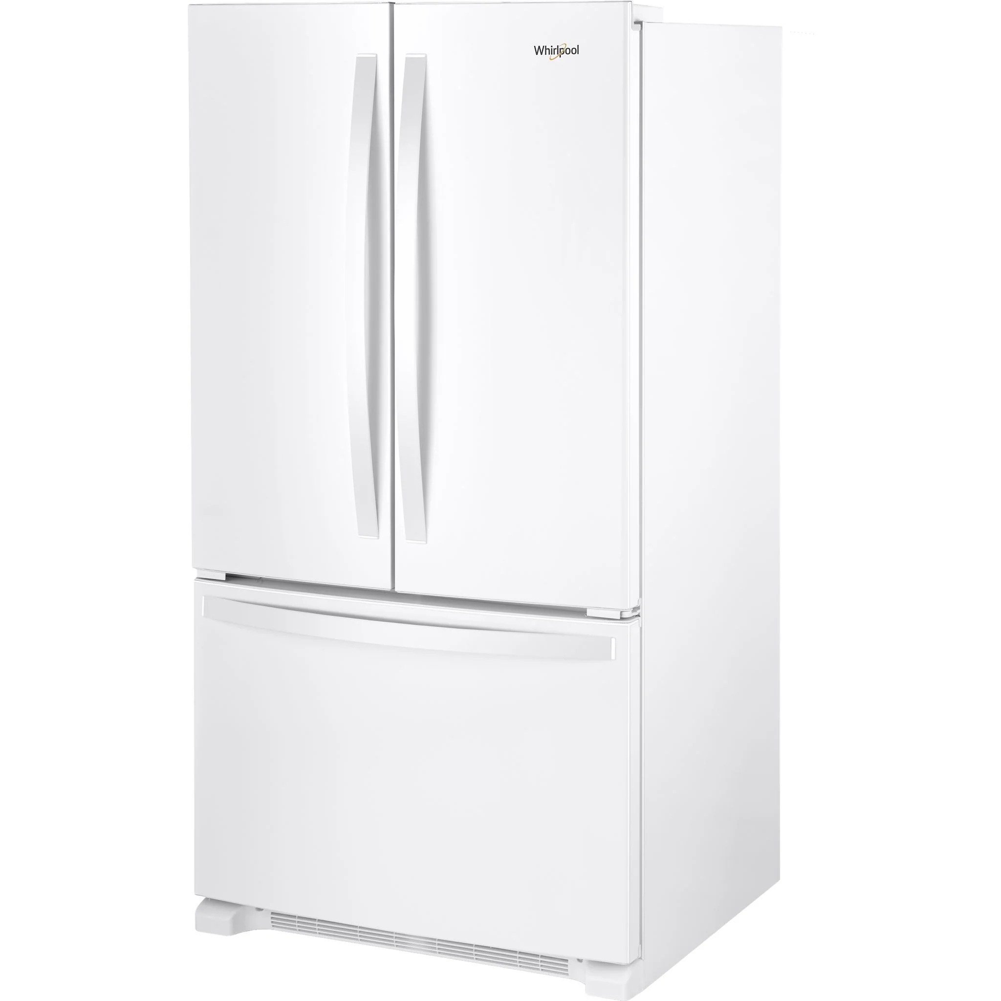 Whirlpool 36" Wide Full-Depth French Door Bottom Mount Refrigerator - 25 cu.ft. - White (WRFF3036RW) - Image 3
