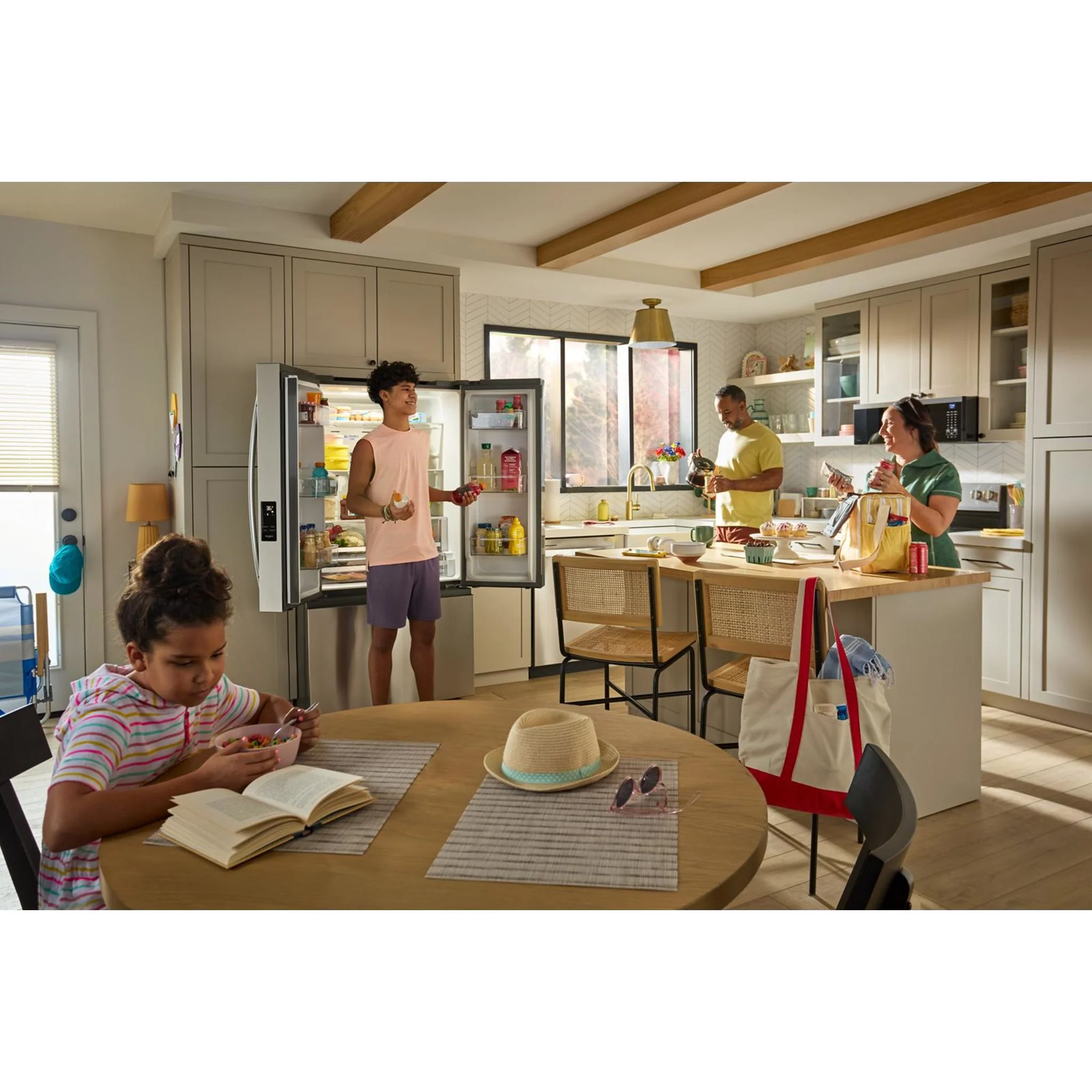 Whirlpool 36-Inch French Door Refrigerator with Ice Maker - 31 cu. ft. -Fingerprint Resistant Stainless Steel (WRFF3136SZ) - Image 10